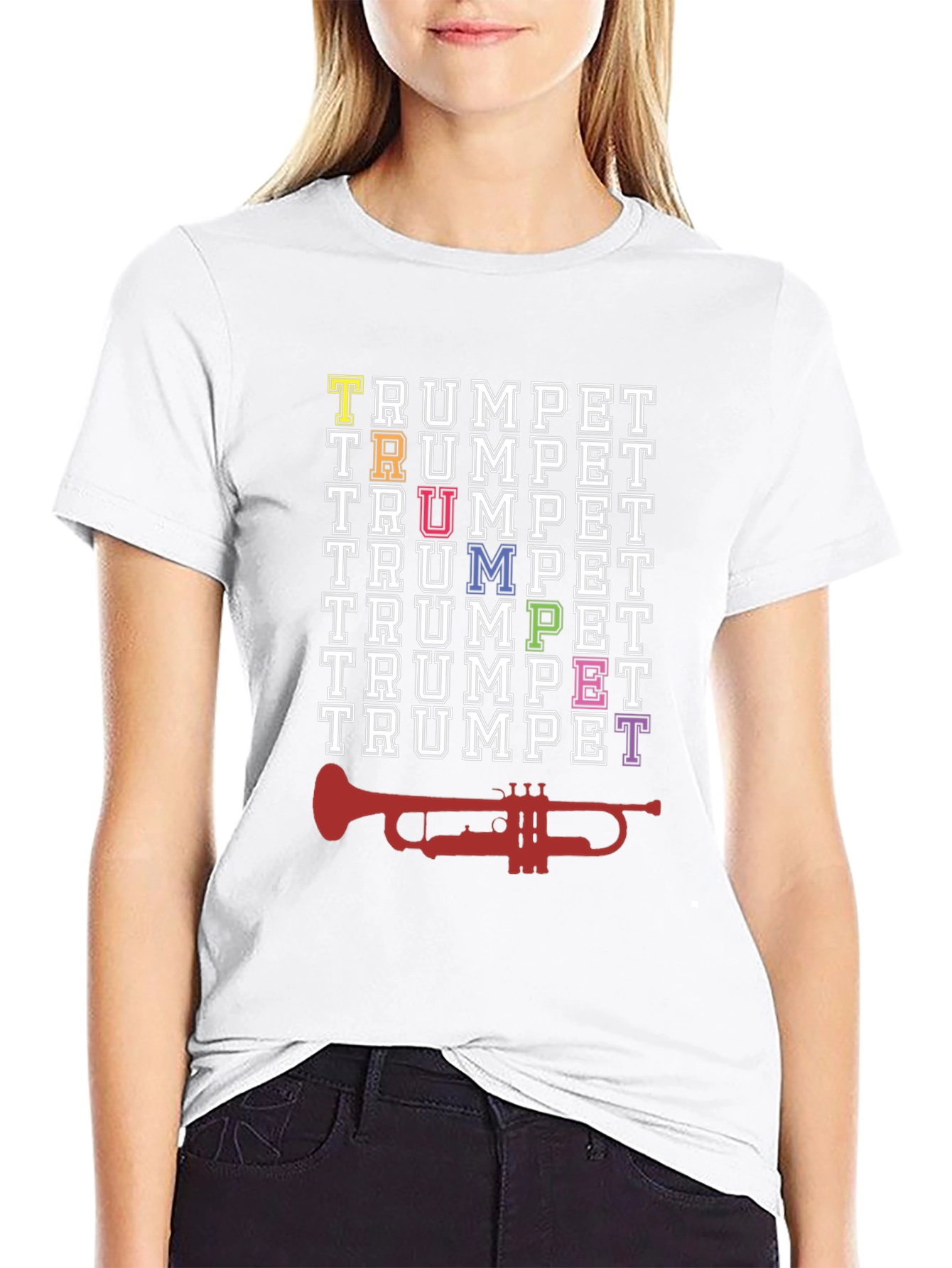 Trumpet Graphic T-Shirt - Musician Tee