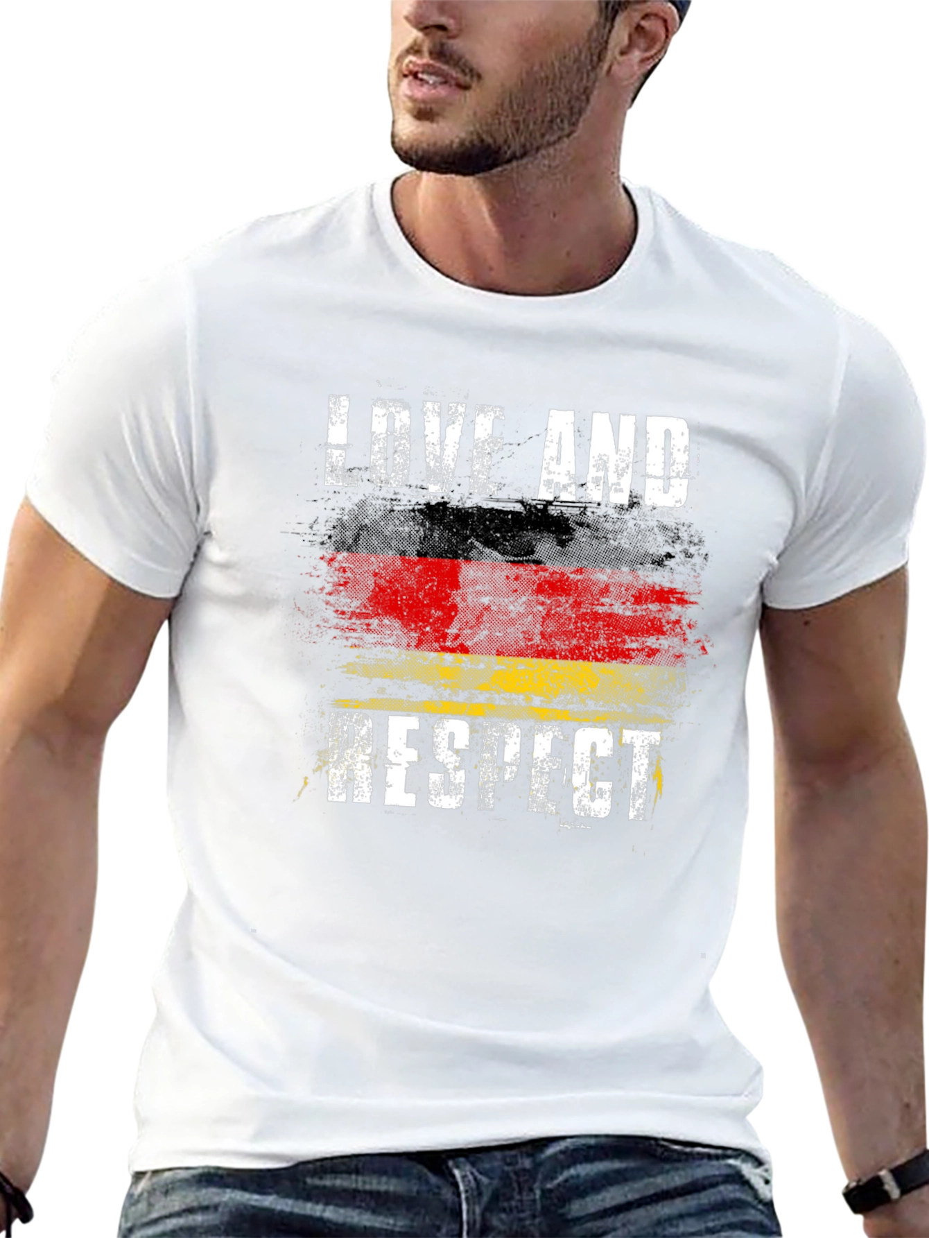 Love and Respect Germany Flag T-Shirt