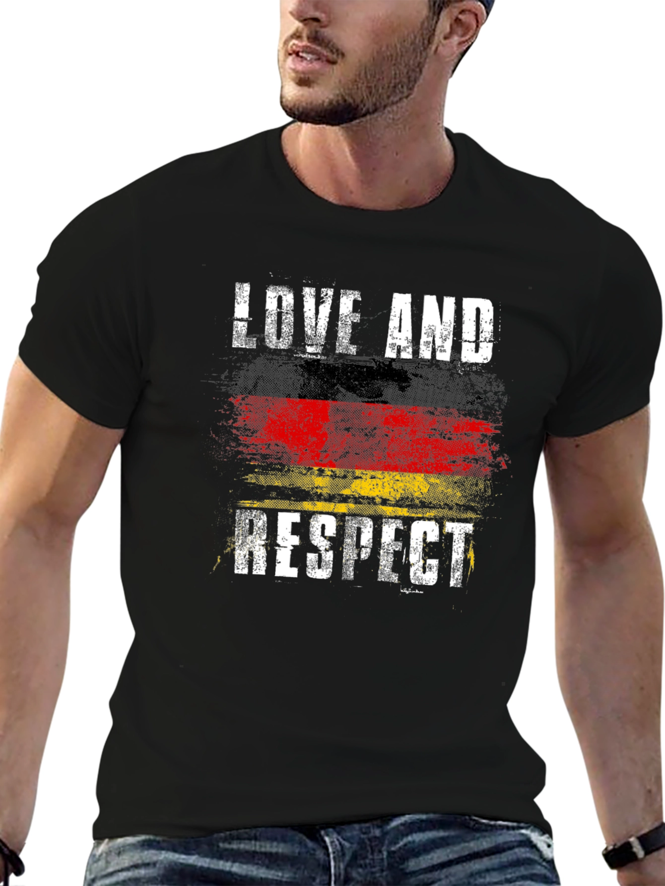 Love and Respect Germany Flag T-Shirt