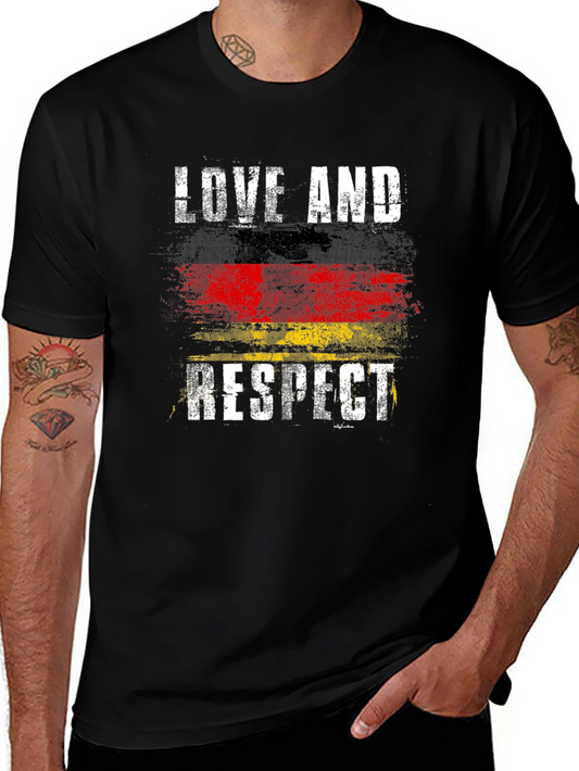Love and Respect Germany Flag T-Shirt