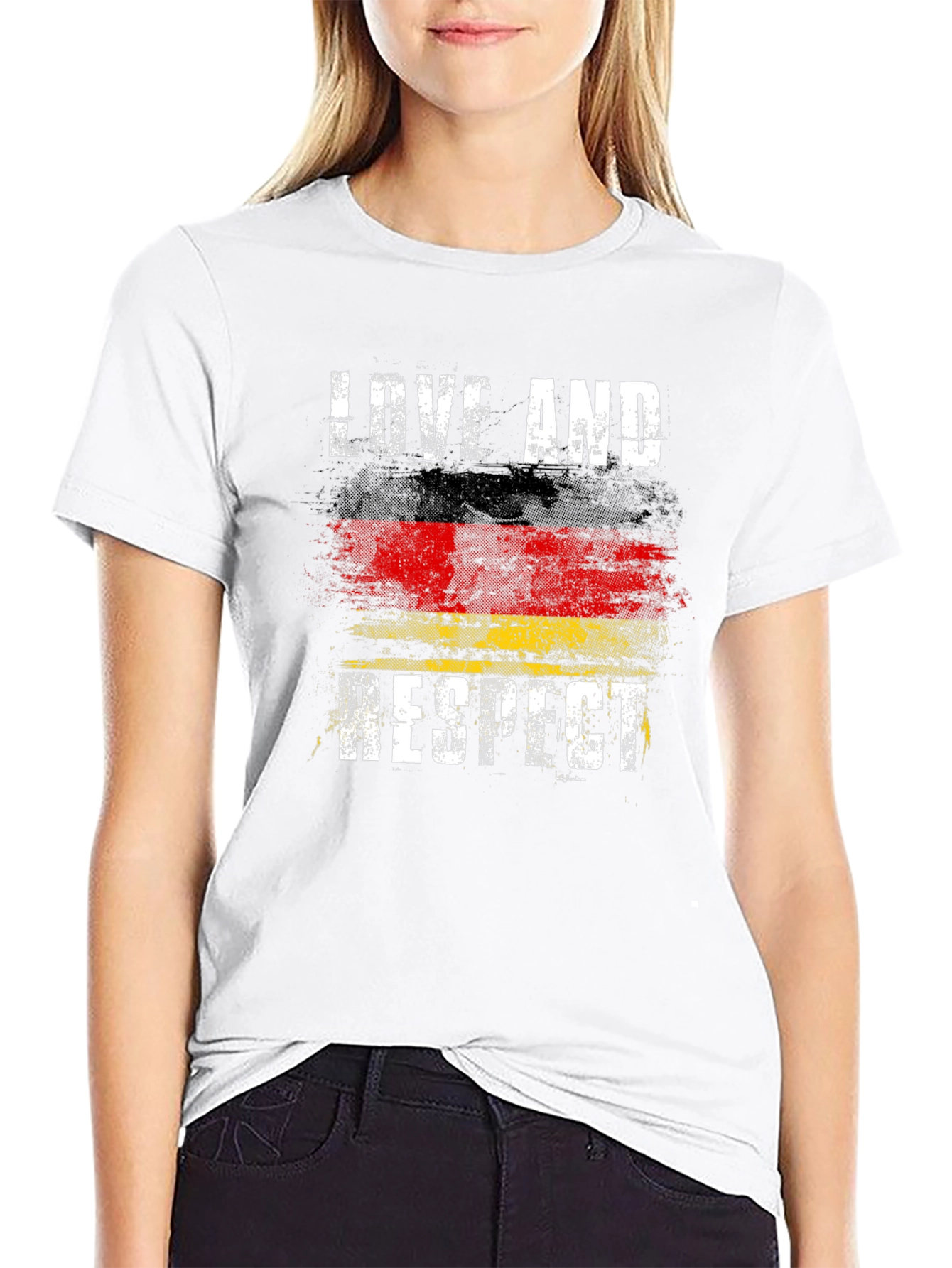 Love and Respect Germany Flag T-Shirt