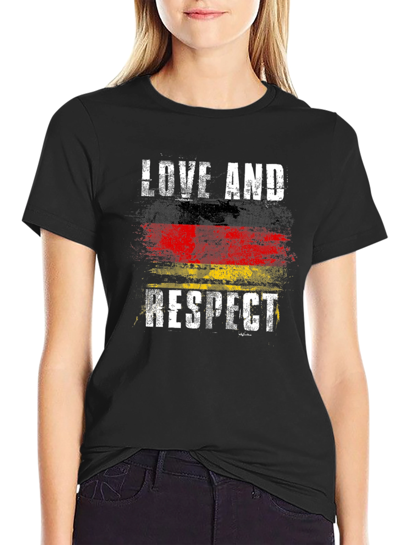 Love and Respect Germany Flag T-Shirt