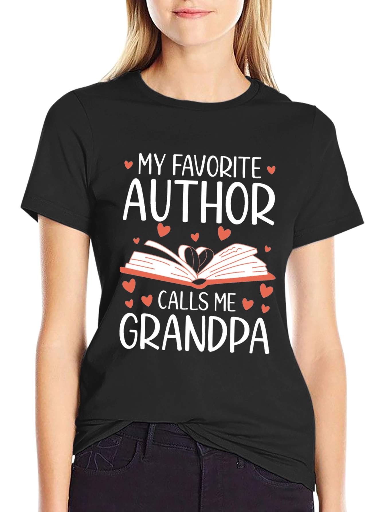 My Favorite Author Calls Me Grandpa T-Shirt