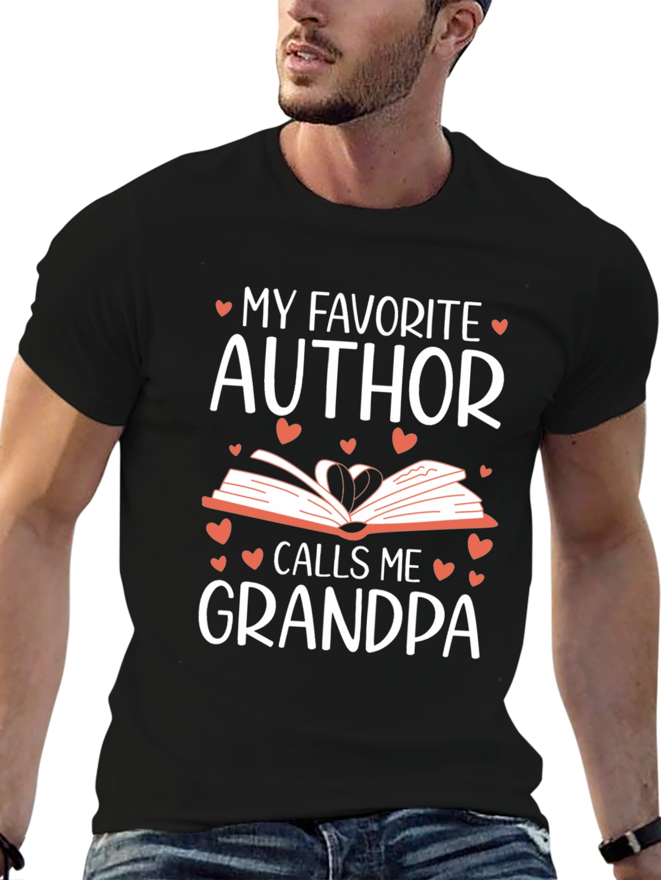 My Favorite Author Calls Me Grandpa T-Shirt