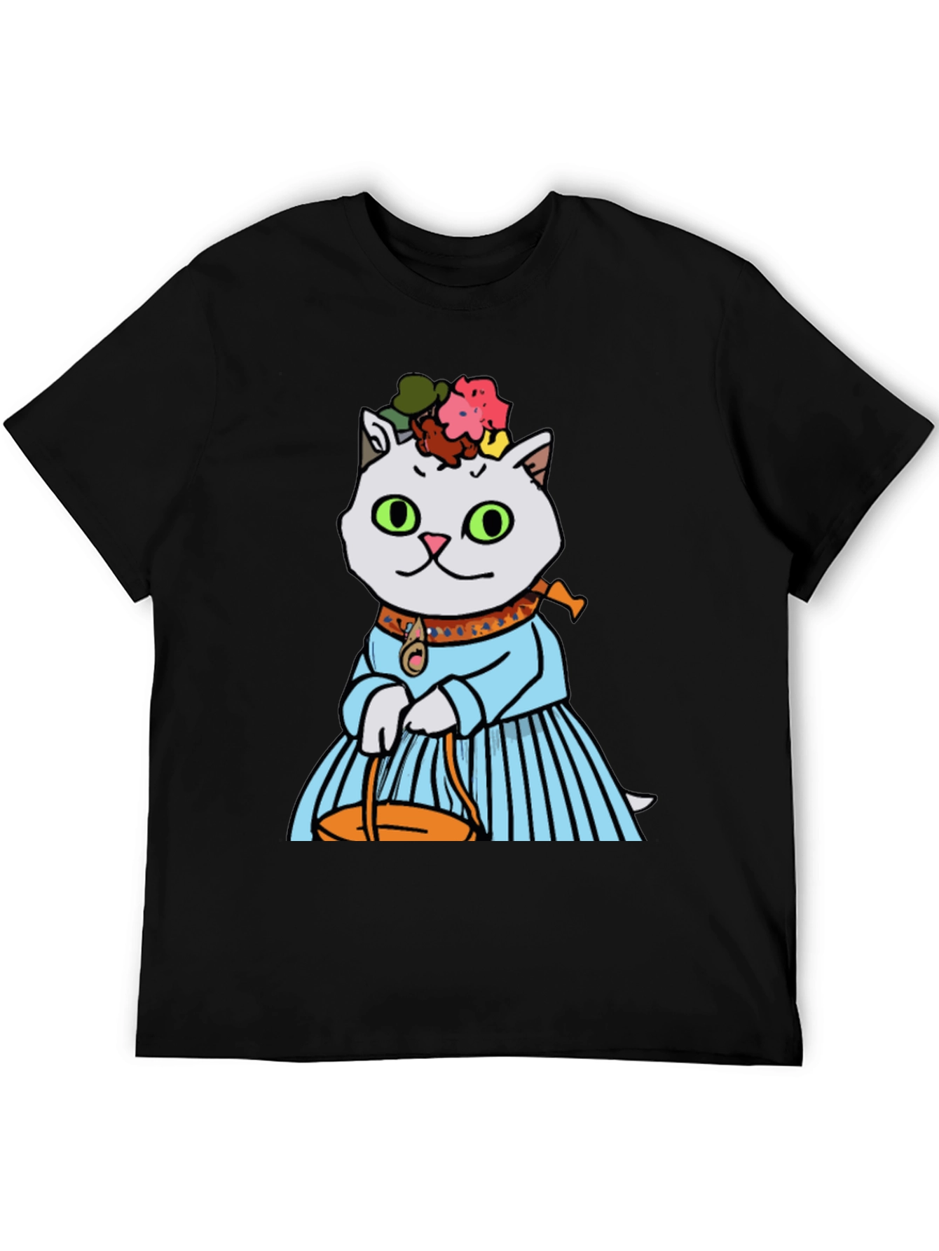 Frida Kahlo Cat T-Shirt - Unique Graphic Tee