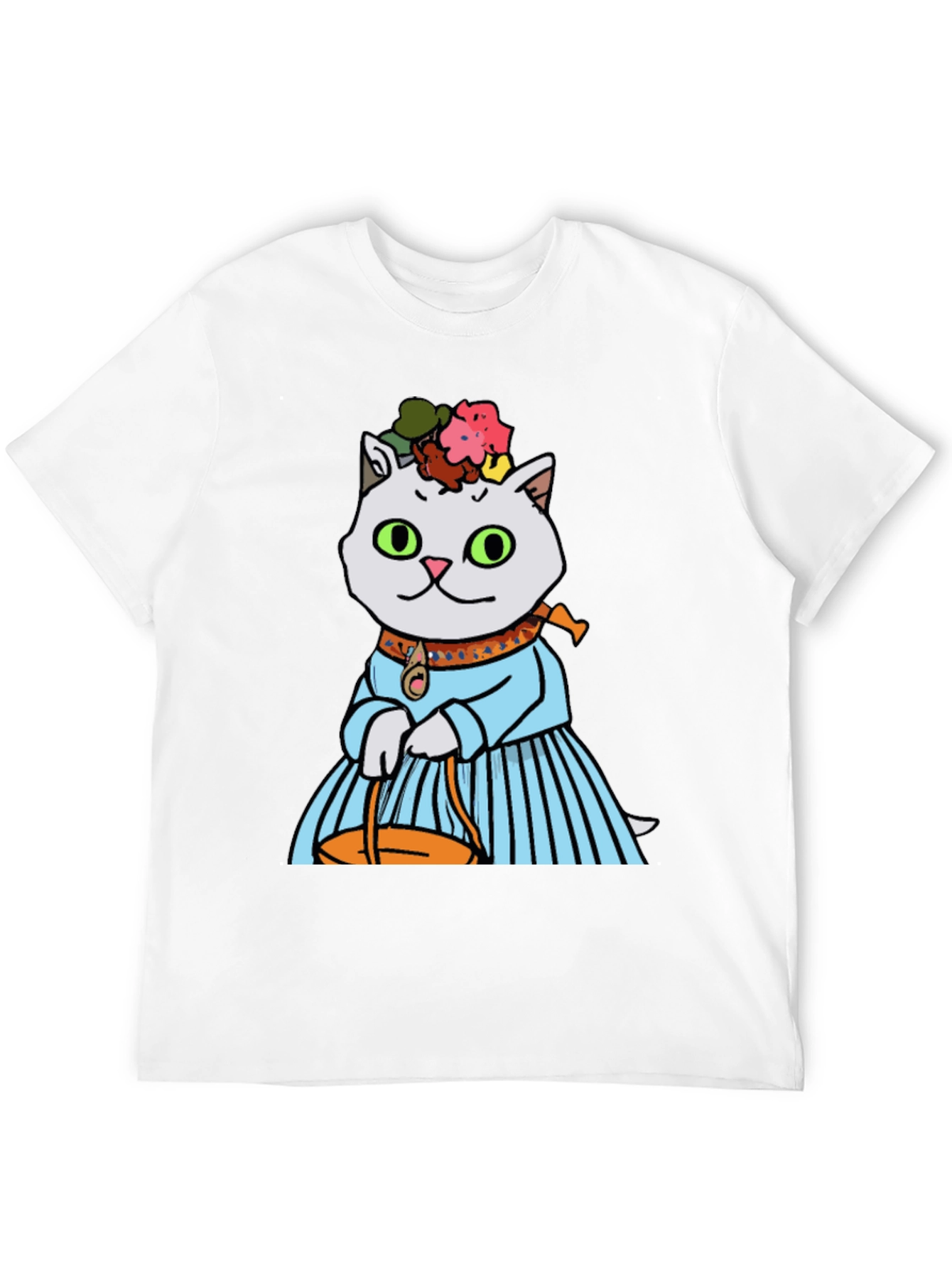 Frida Kahlo Cat T-Shirt - Unique Graphic Tee
