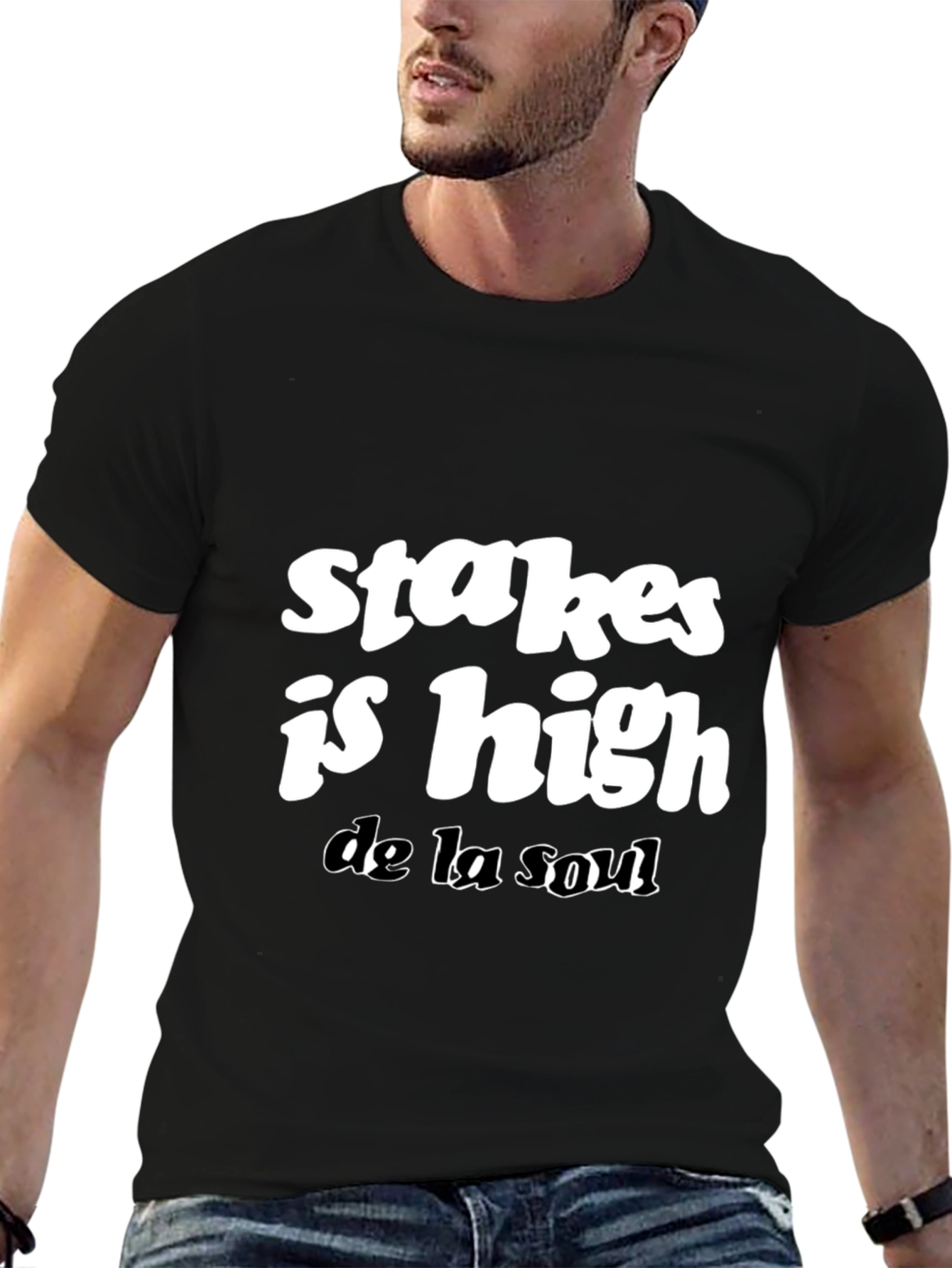 Stakes Is High De La Soul Black T-Shirt
