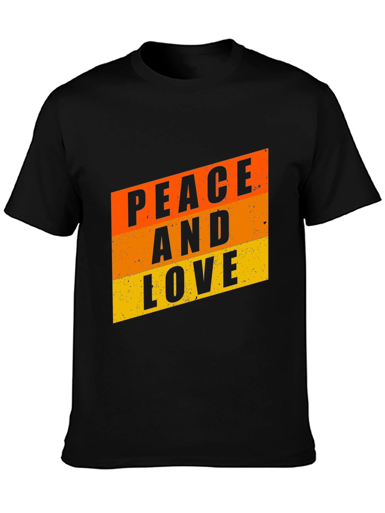 Peace and Love Retro T-Shirt