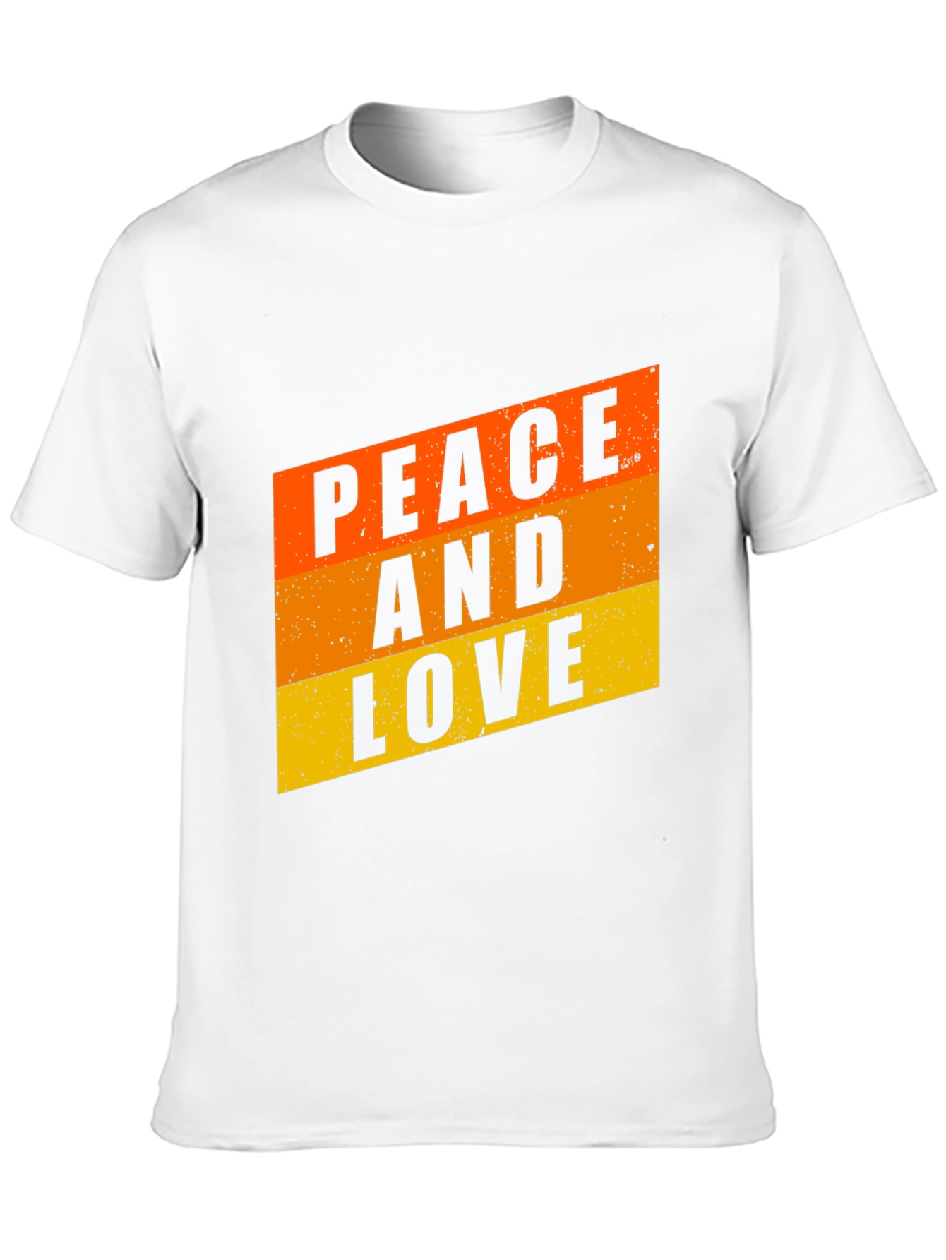 Peace and Love Retro T-Shirt