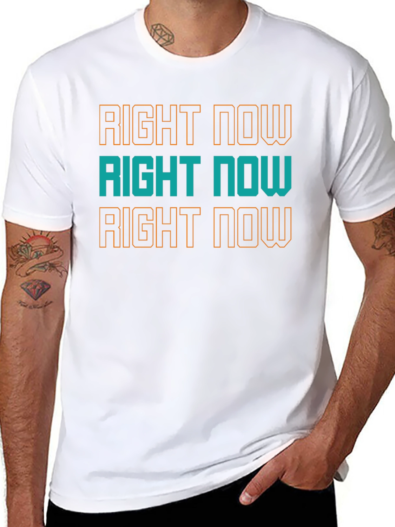 Right Now Graphic Tee - Trendy Comfort