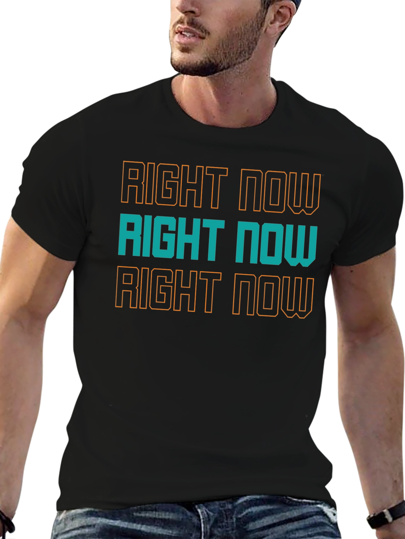 Right Now Graphic Tee - Trendy Comfort