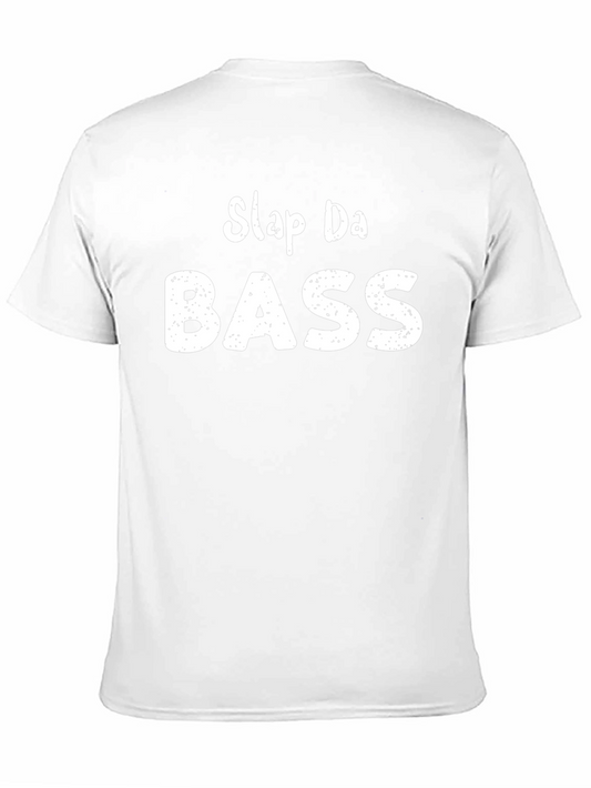 Slap Da Bass Graphic T-Shirt - Musician Humor