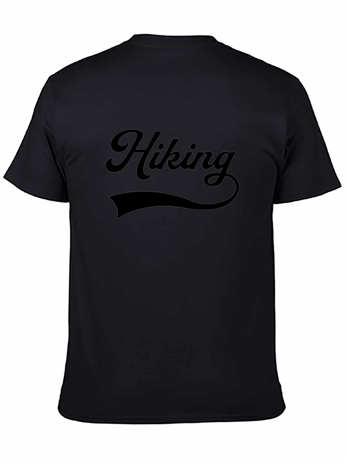 Hiking Black Graphic T-Shirt