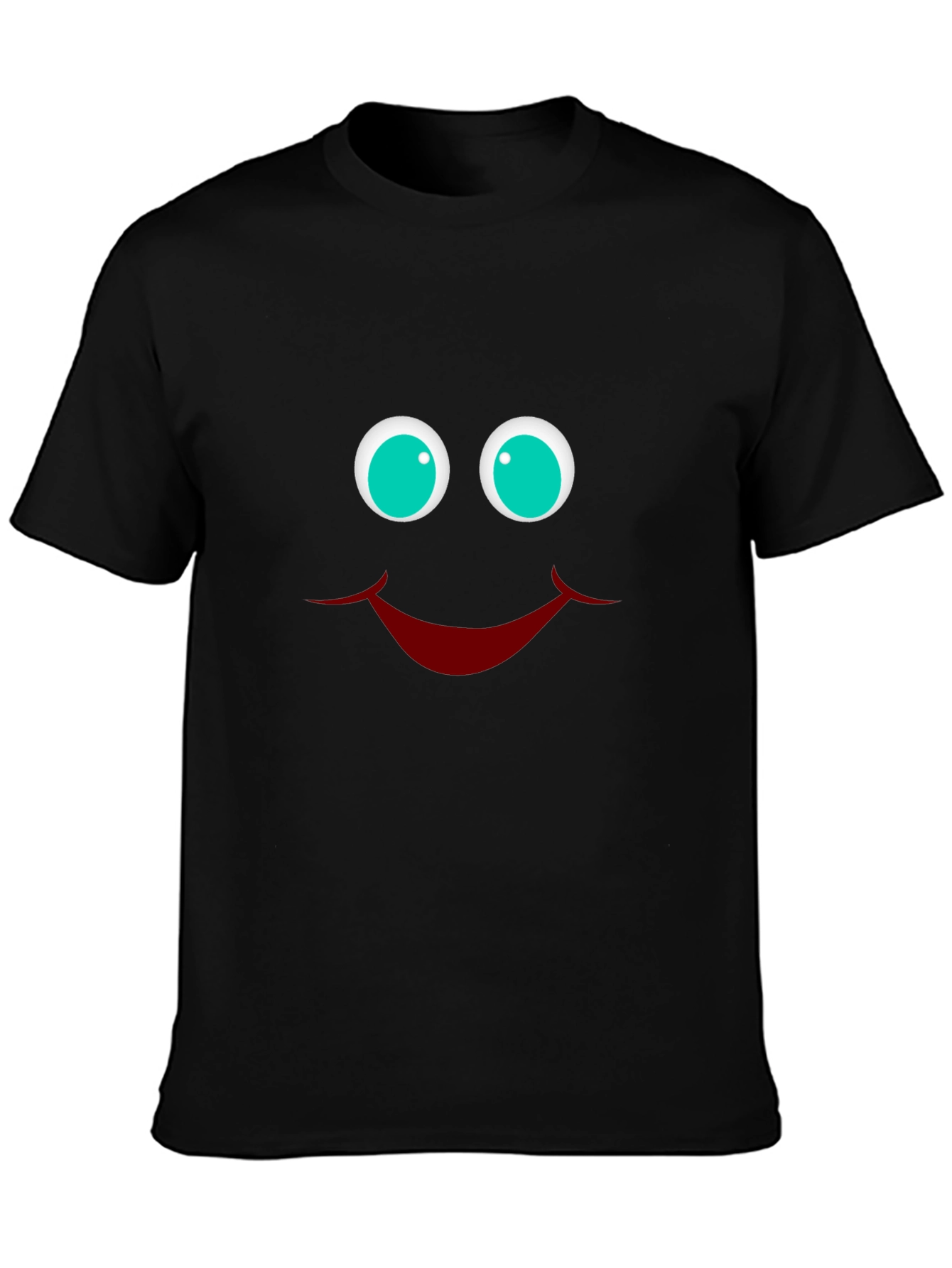 Smiley Face Graphic T-Shirt - Funny Casual Tee