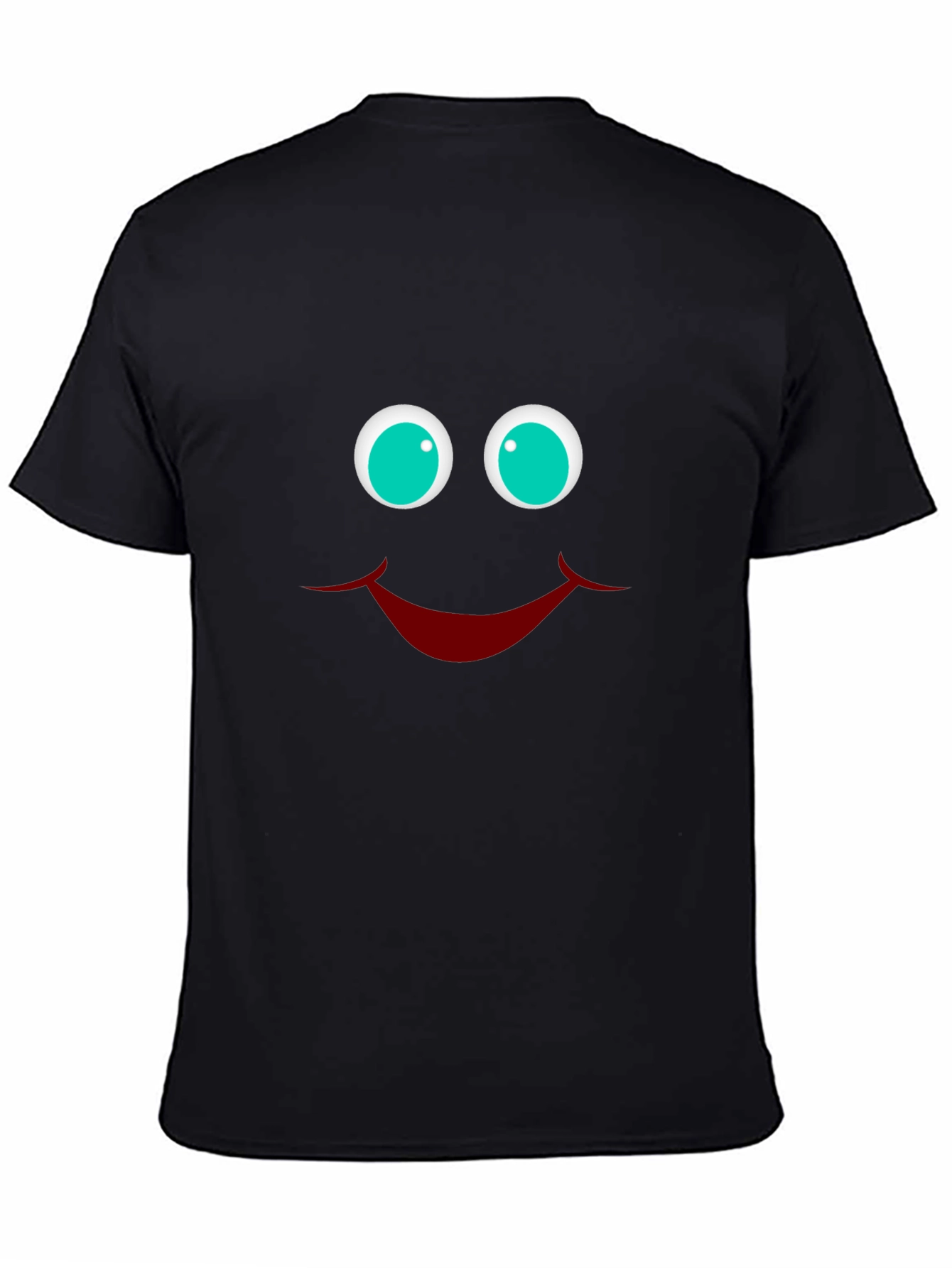 Smiley Face Graphic T-Shirt - Funny Casual Tee