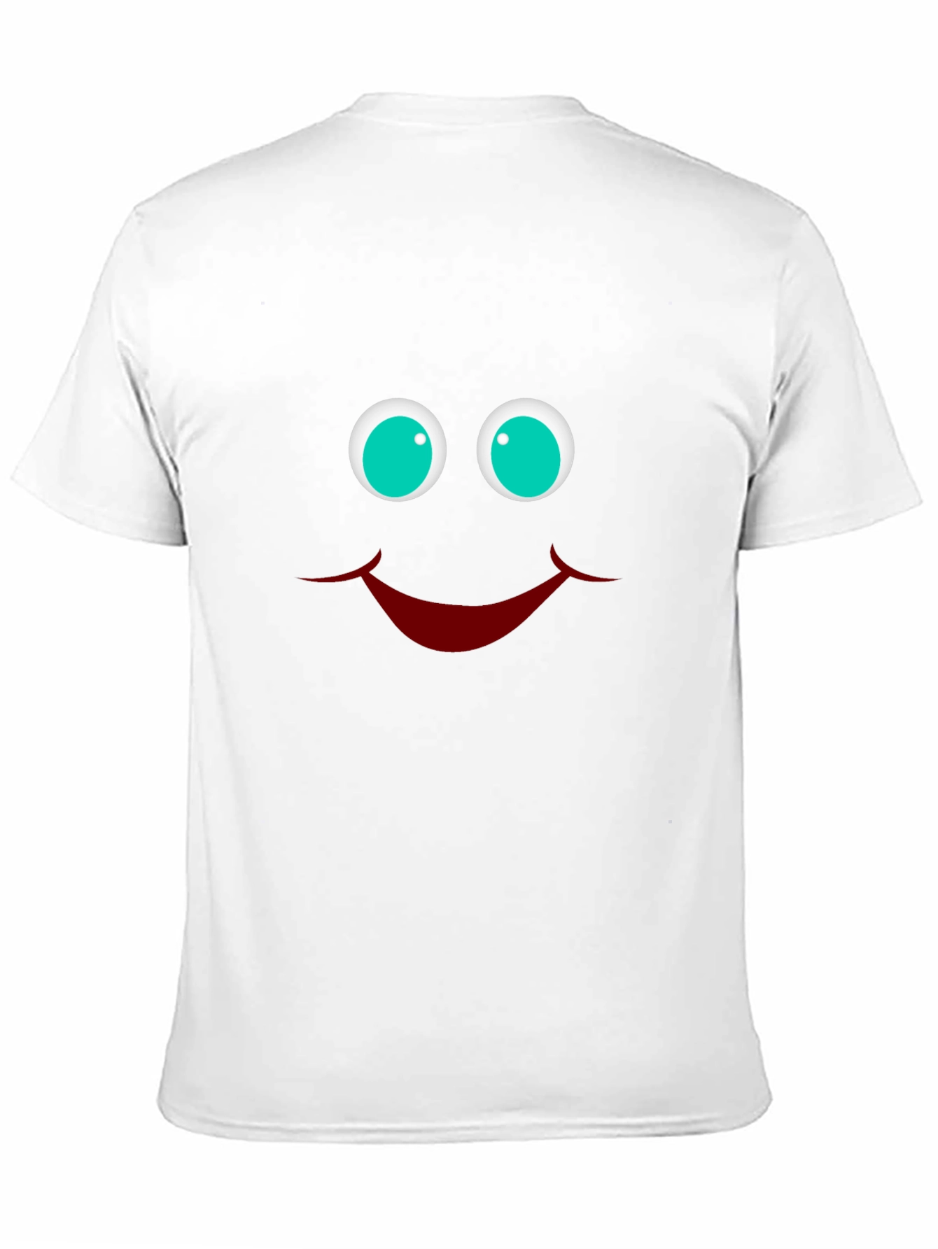 Smiley Face Graphic T-Shirt - Funny Casual Tee