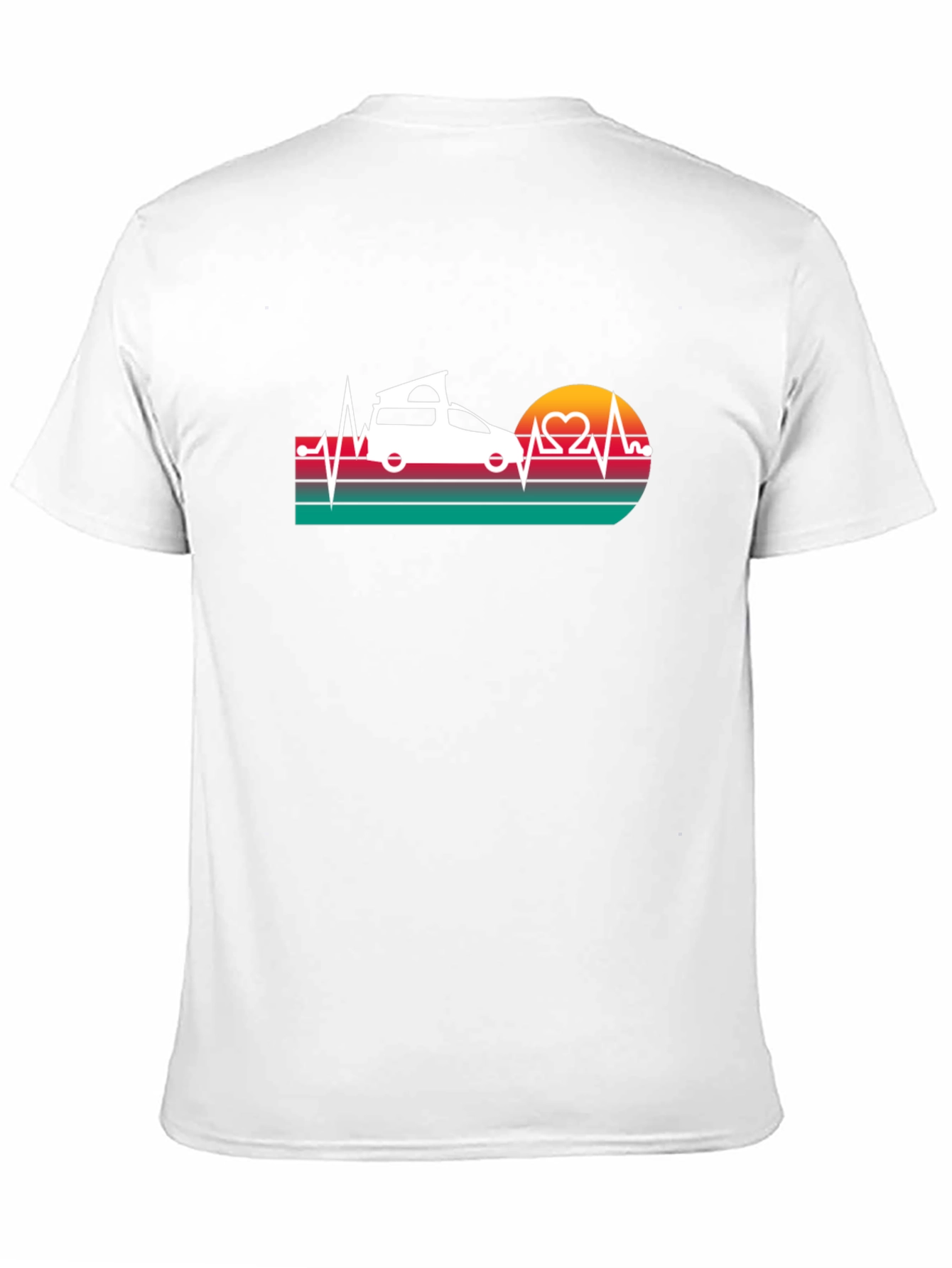 Camper Van Heartbeat T-Shirt