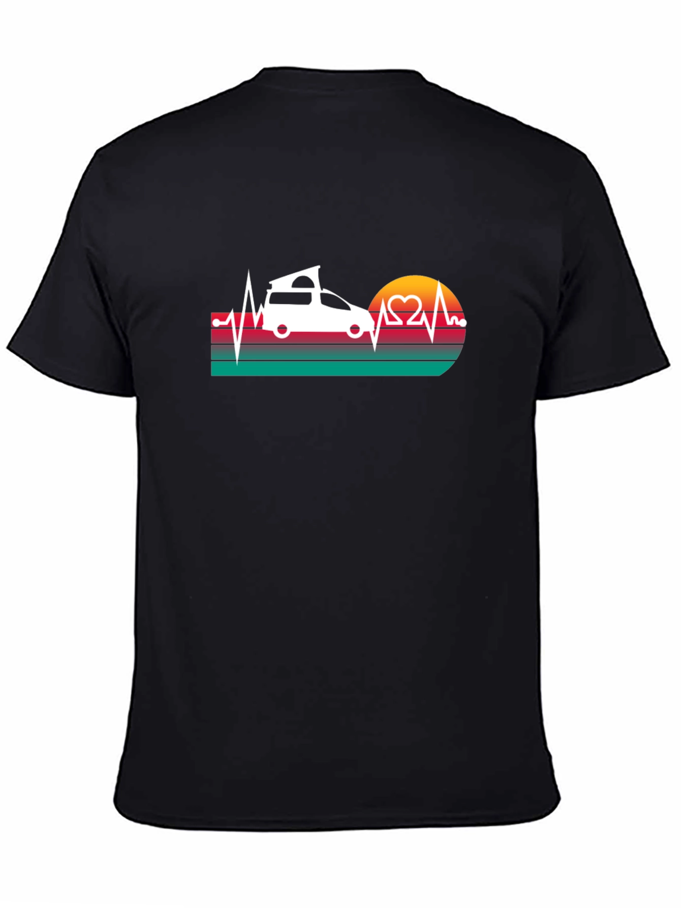 Camper Van Heartbeat T-Shirt