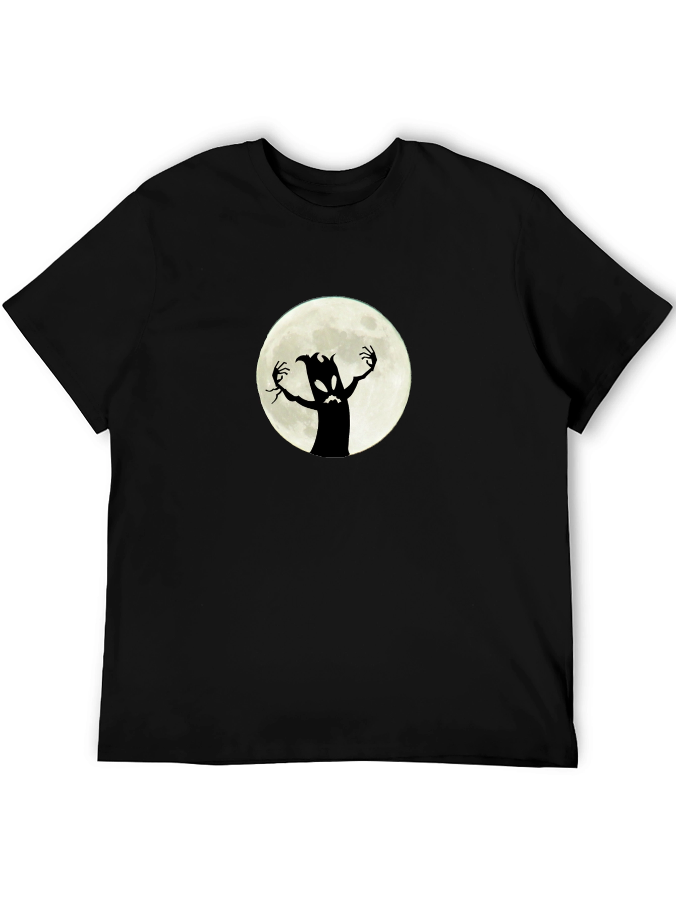 Spooky Moon Monster Graphic Tee