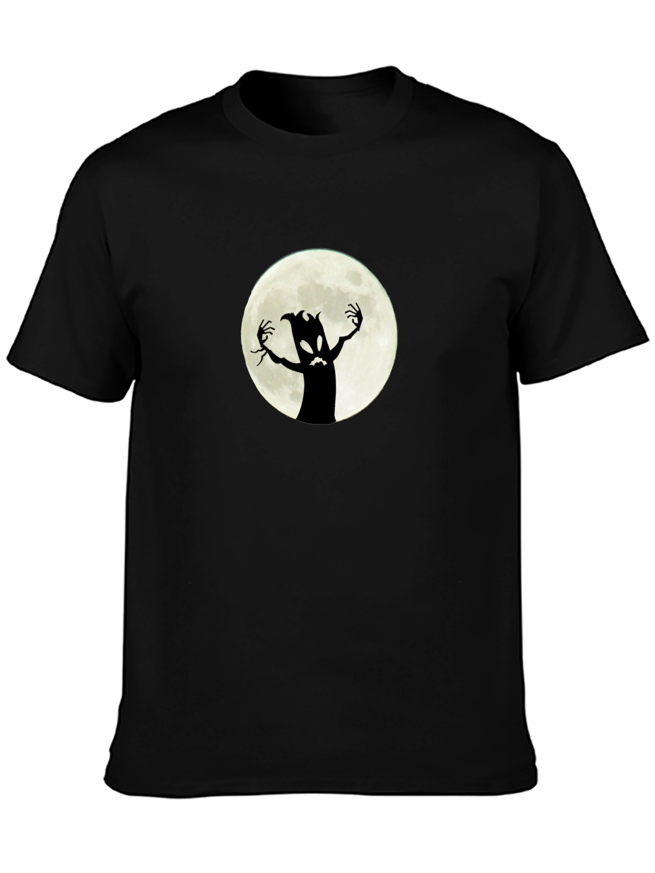 Spooky Moon Monster Graphic Tee