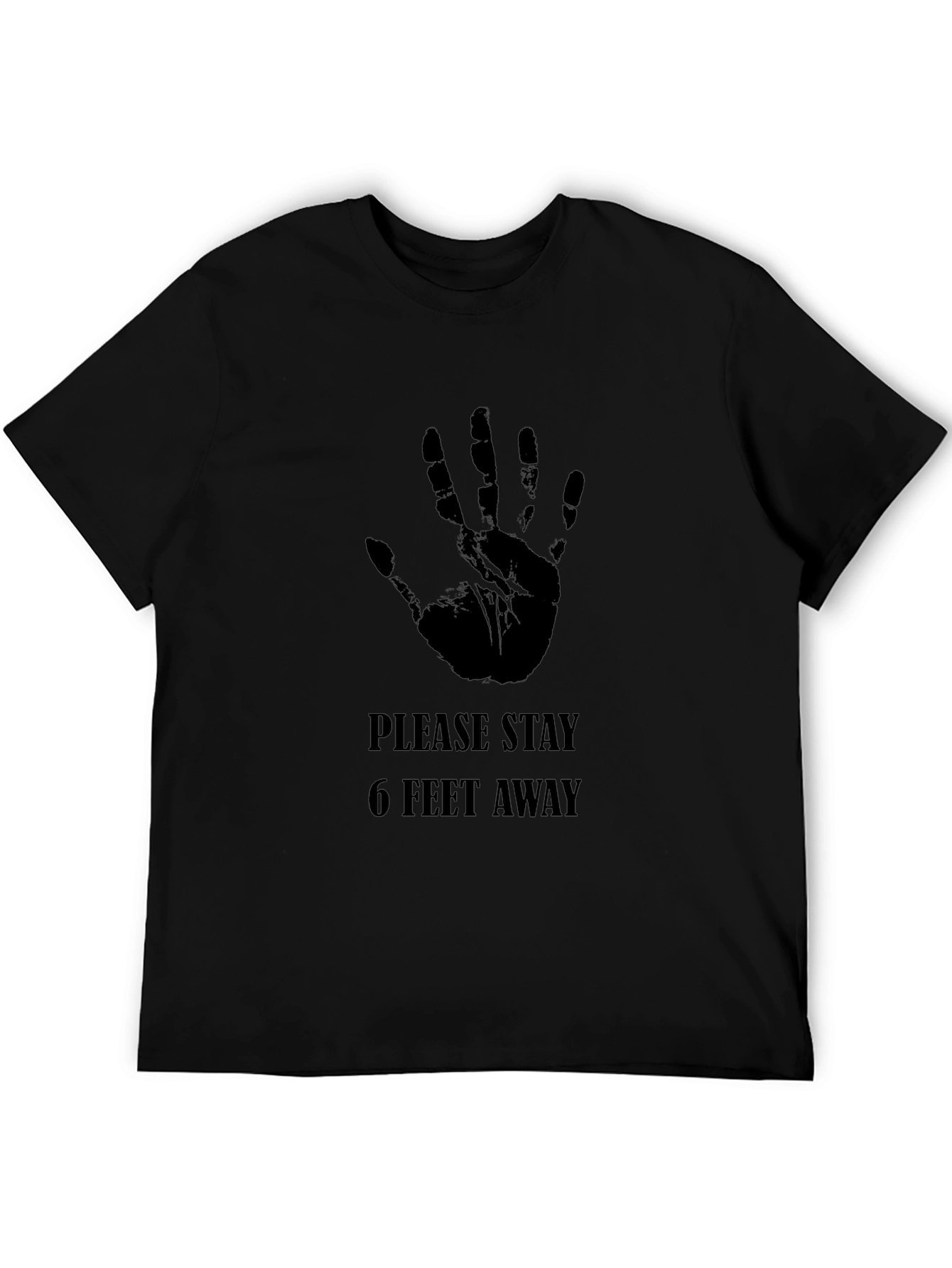 Stay Away Hand Print Graphic Tee