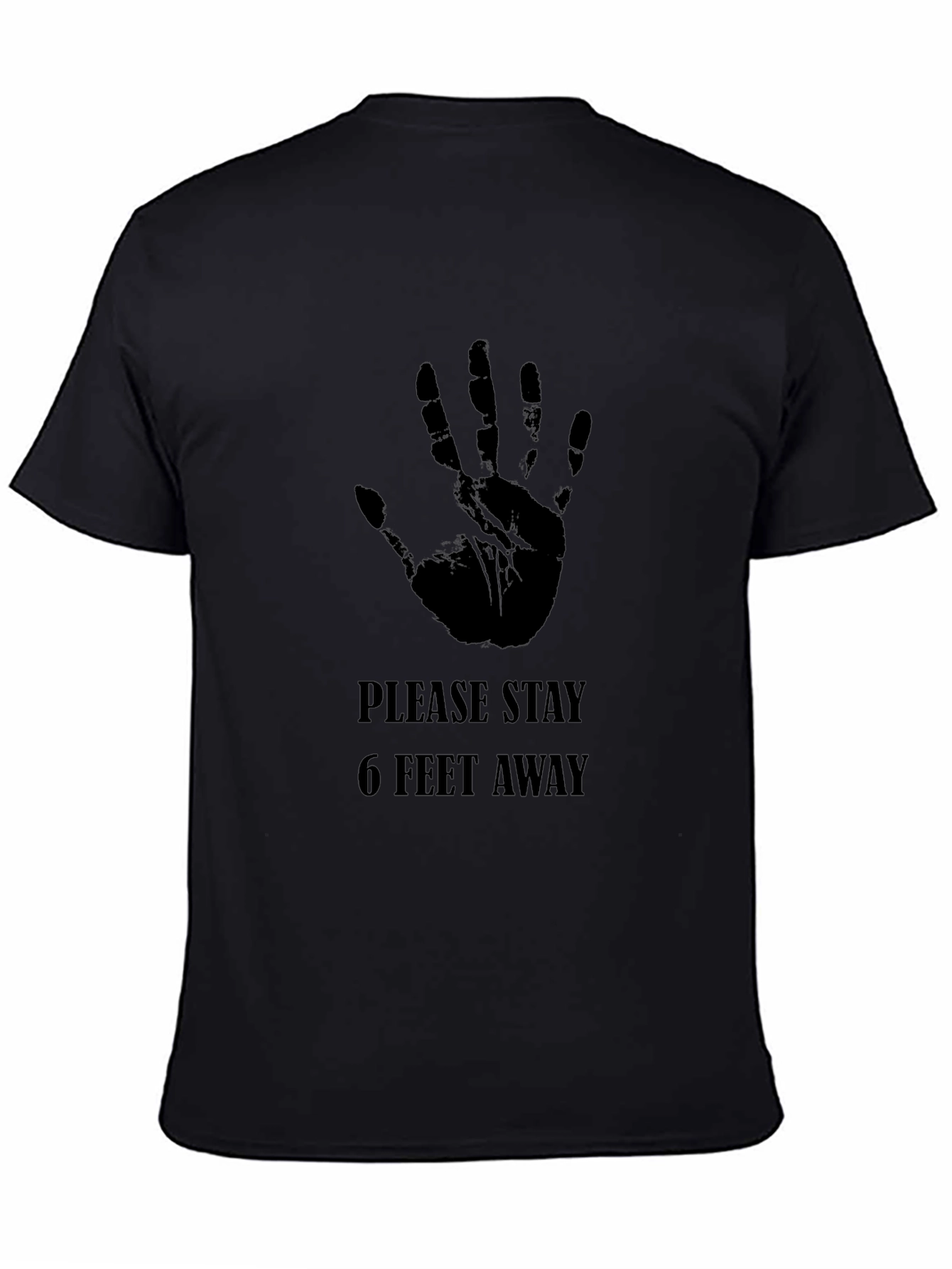 Stay Away Hand Print Graphic Tee
