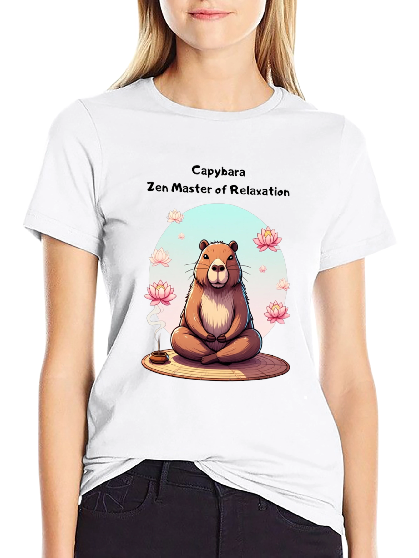 Capybara Zen Master T-Shirt - Relax in Style