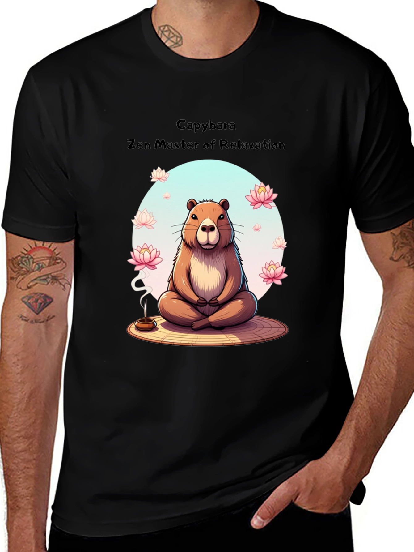 Capybara Zen Master T-Shirt - Relax in Style