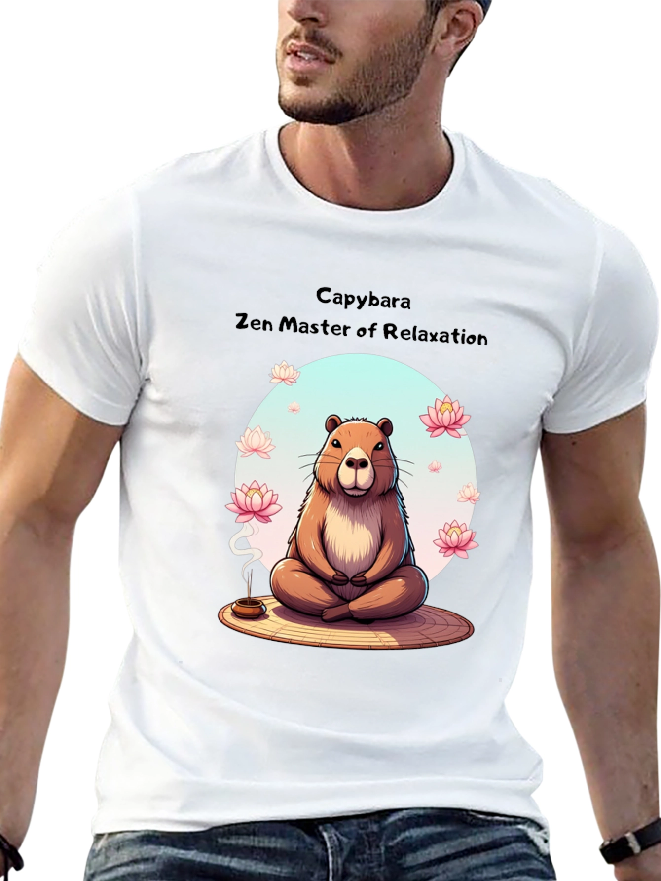 Capybara Zen Master T-Shirt - Relax in Style