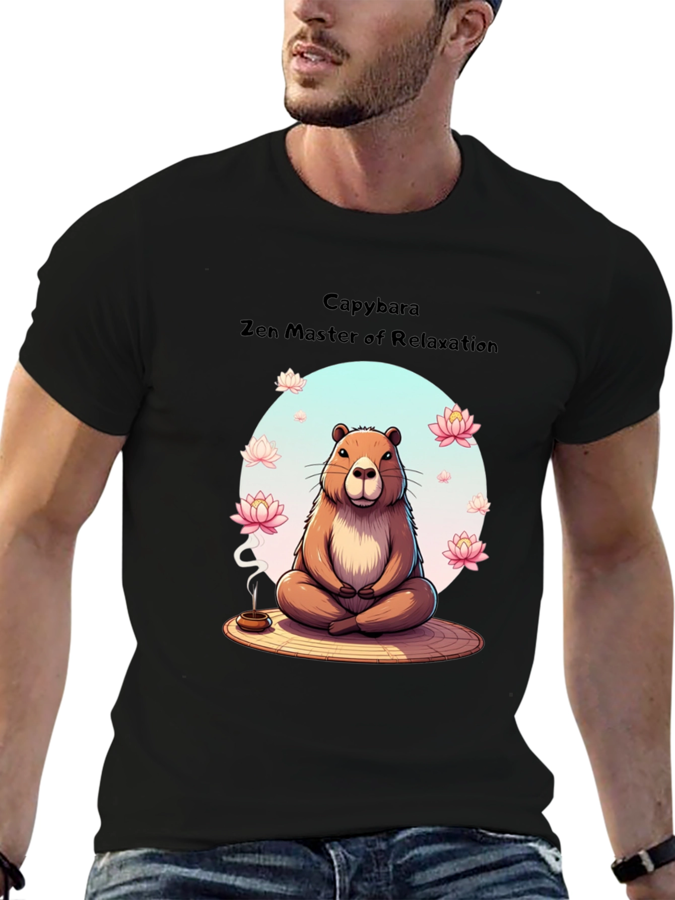 Capybara Zen Master T-Shirt - Relax in Style