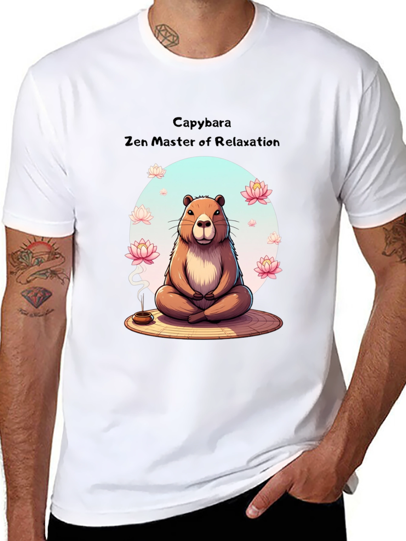 Capybara Zen Master T-Shirt - Relax in Style