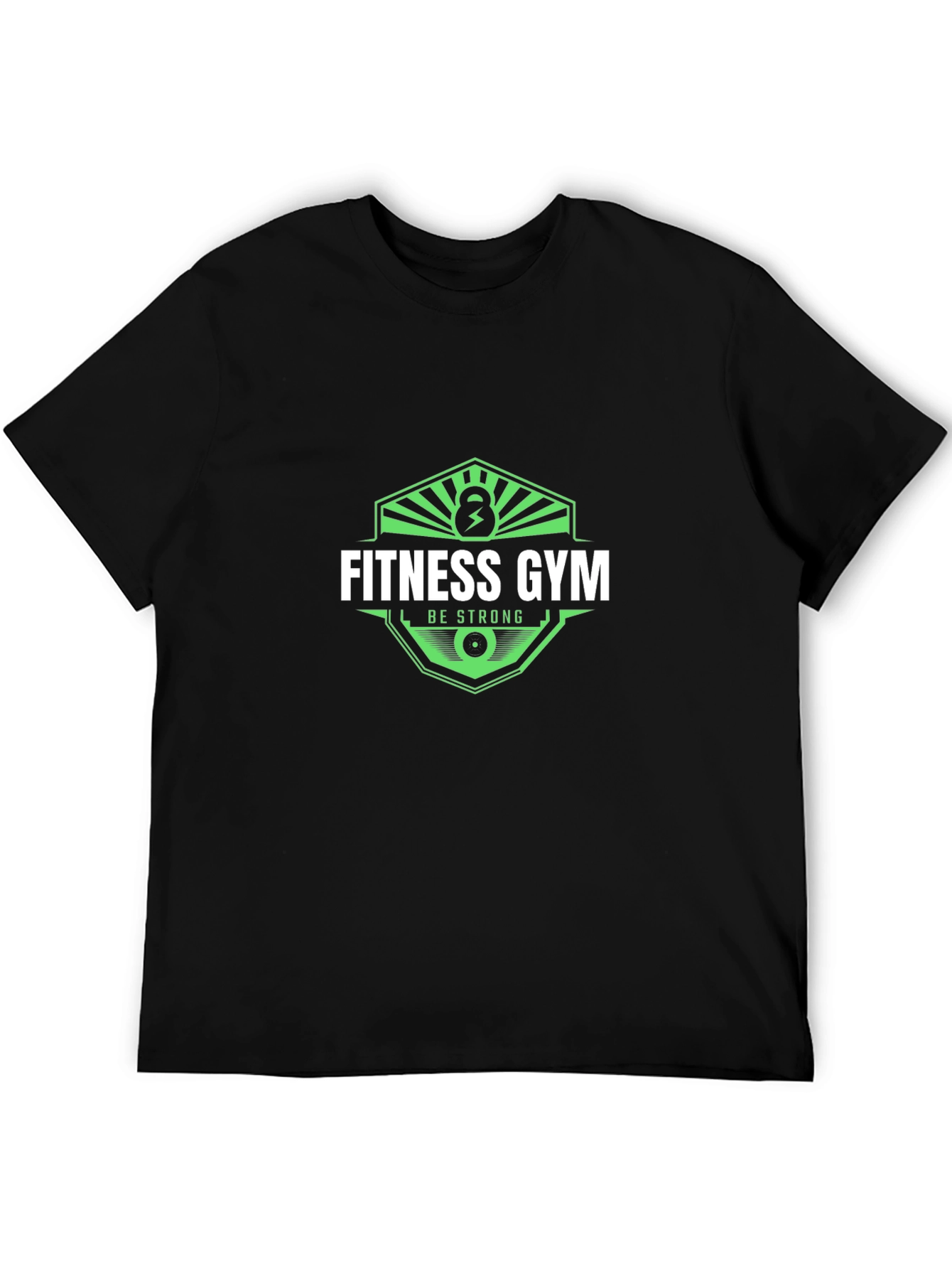 Fitness Gym Black Graphic T-Shirt