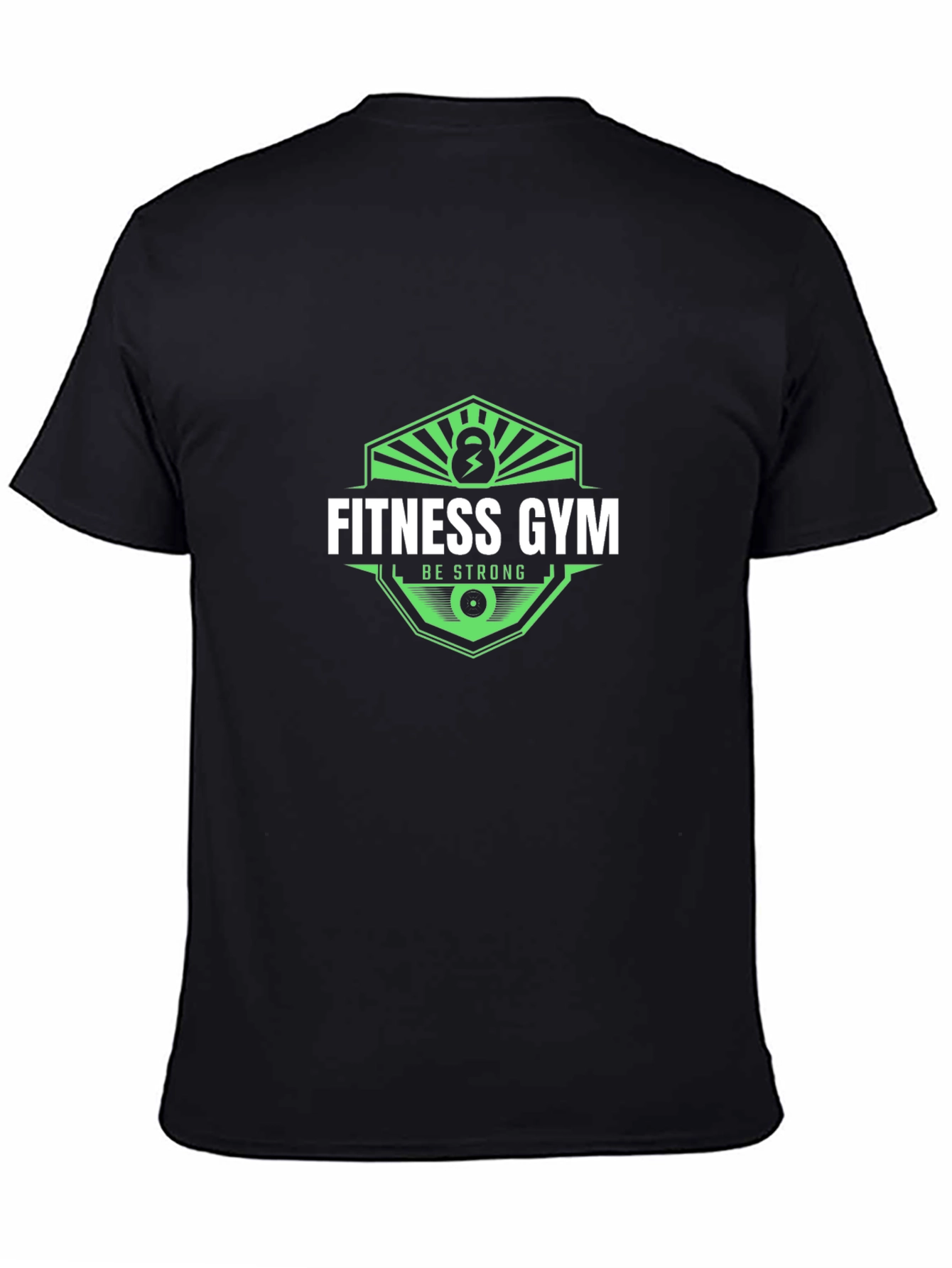 Fitness Gym Black Graphic T-Shirt