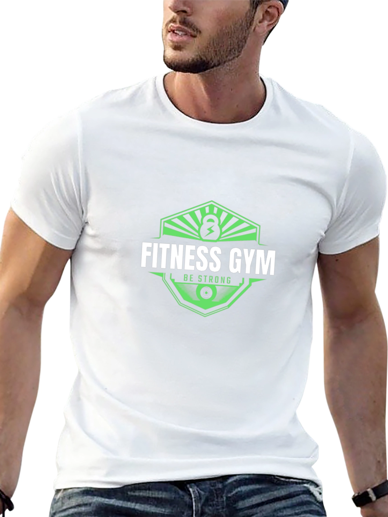 Fitness Gym Black Graphic T-Shirt