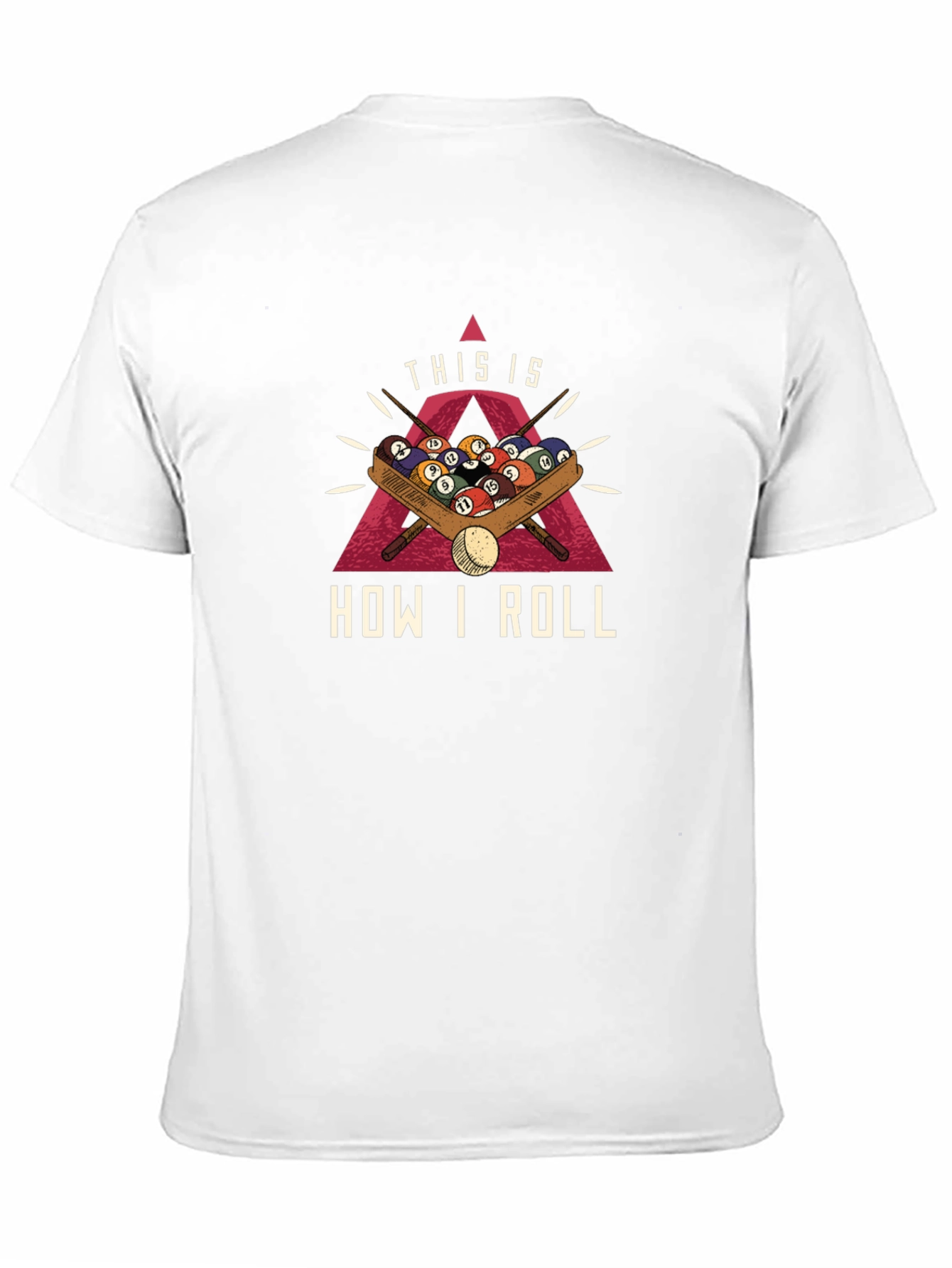 This is How I Roll Billiards T-Shirt - Black