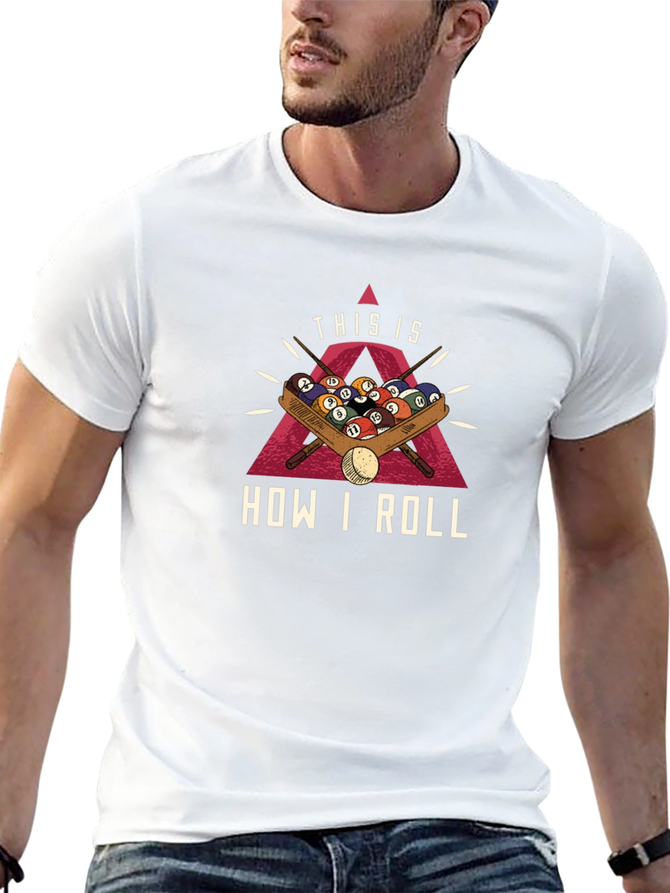 This is How I Roll Billiards T-Shirt - Black