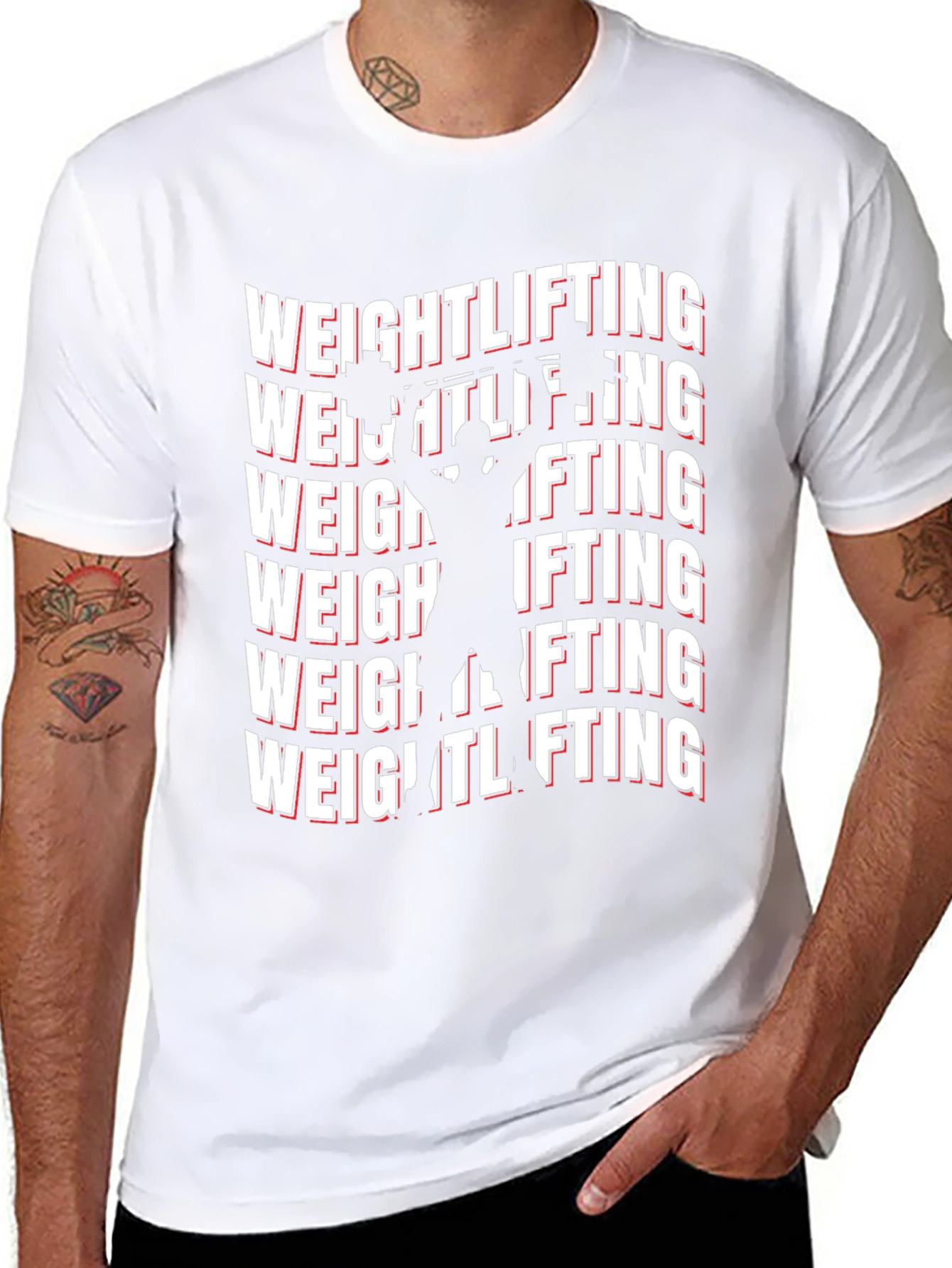 Weightlifting Graphic Tee - Workout Gym Shirt