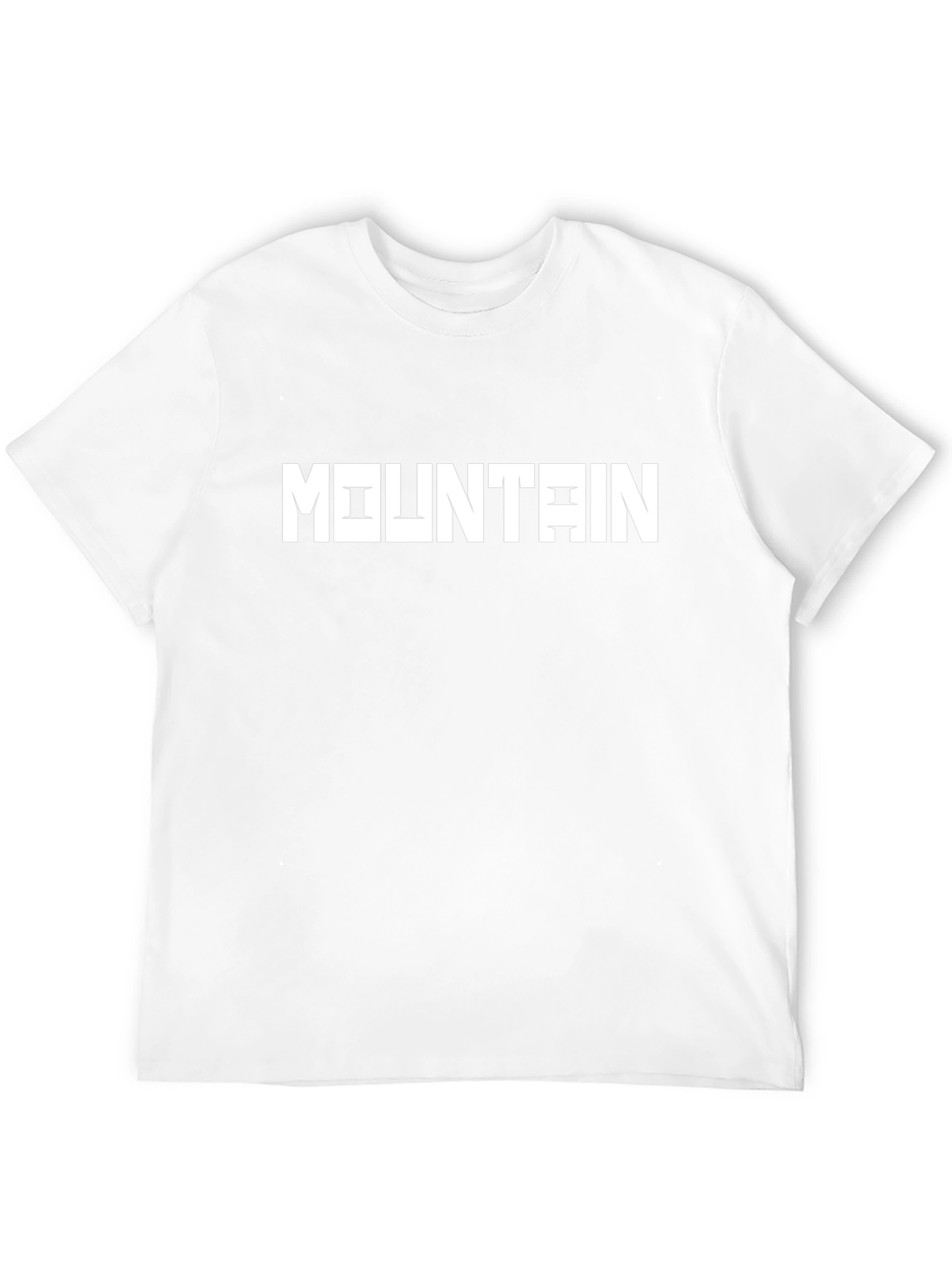 Mountain Graphic Tee - Black Casual T-Shirt