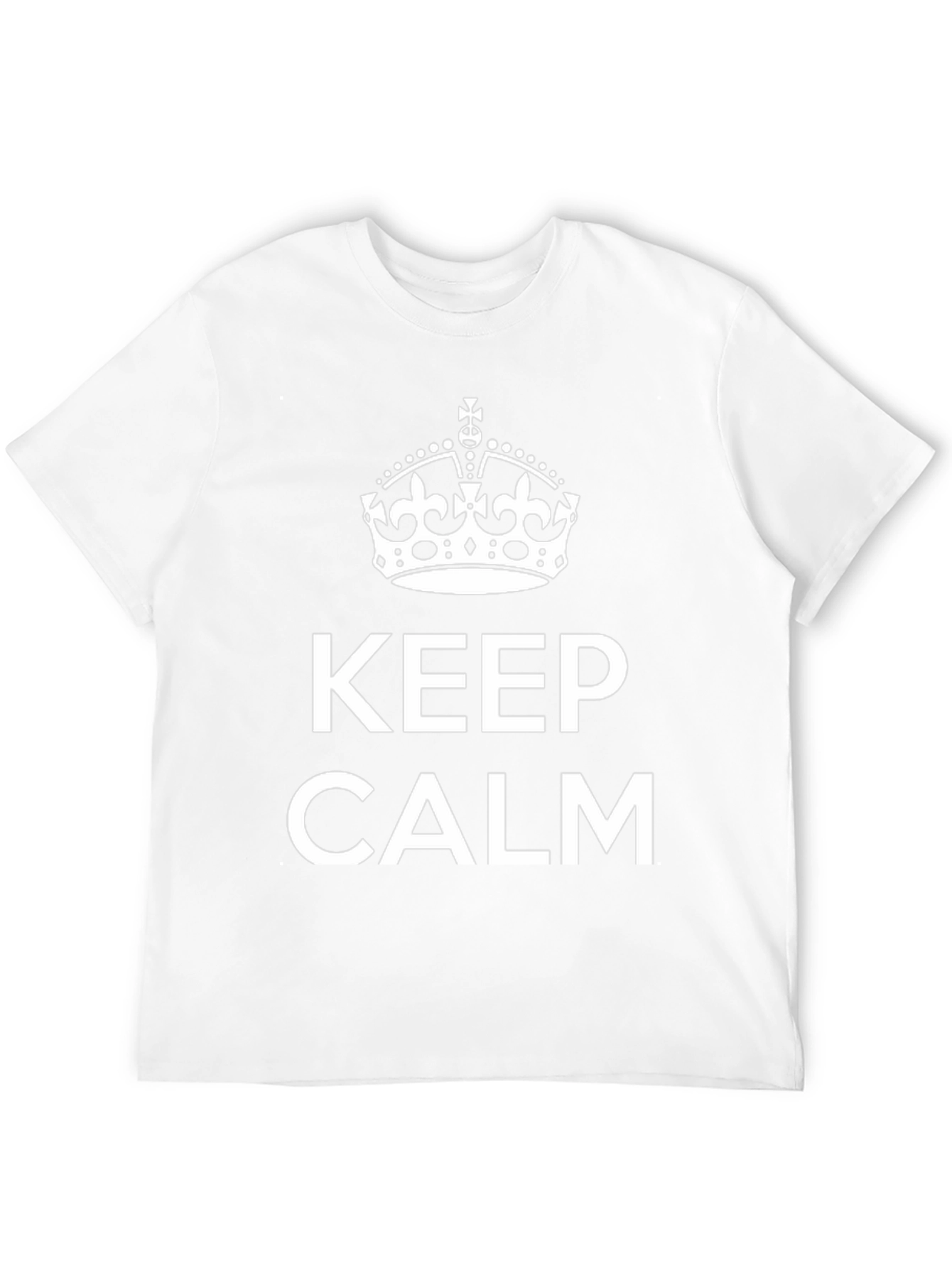 Keep Calm Graphic Tee - Classic Comfort