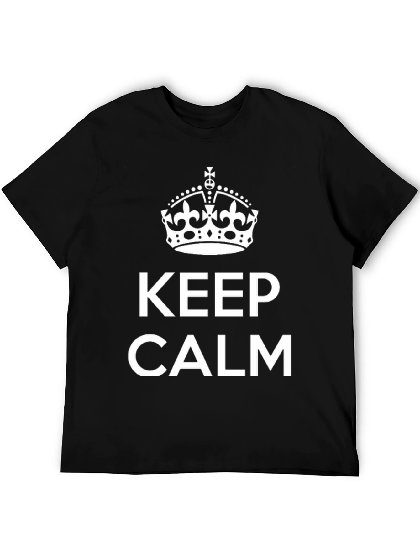 Keep Calm Graphic Tee - Classic Comfort