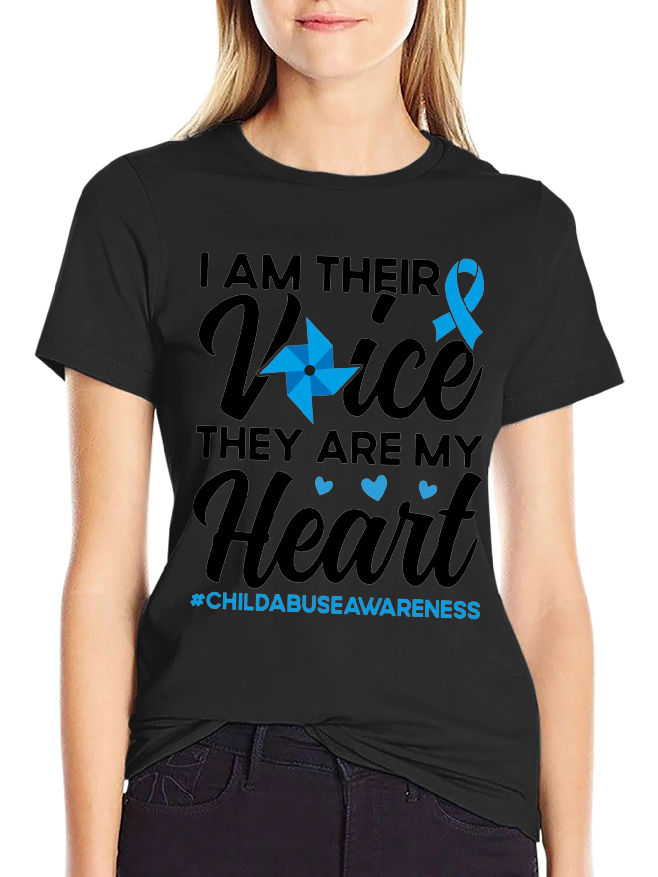 Child Abuse Awareness T-Shirt - They Are My Heart