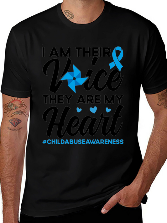 Child Abuse Awareness T-Shirt - They Are My Heart