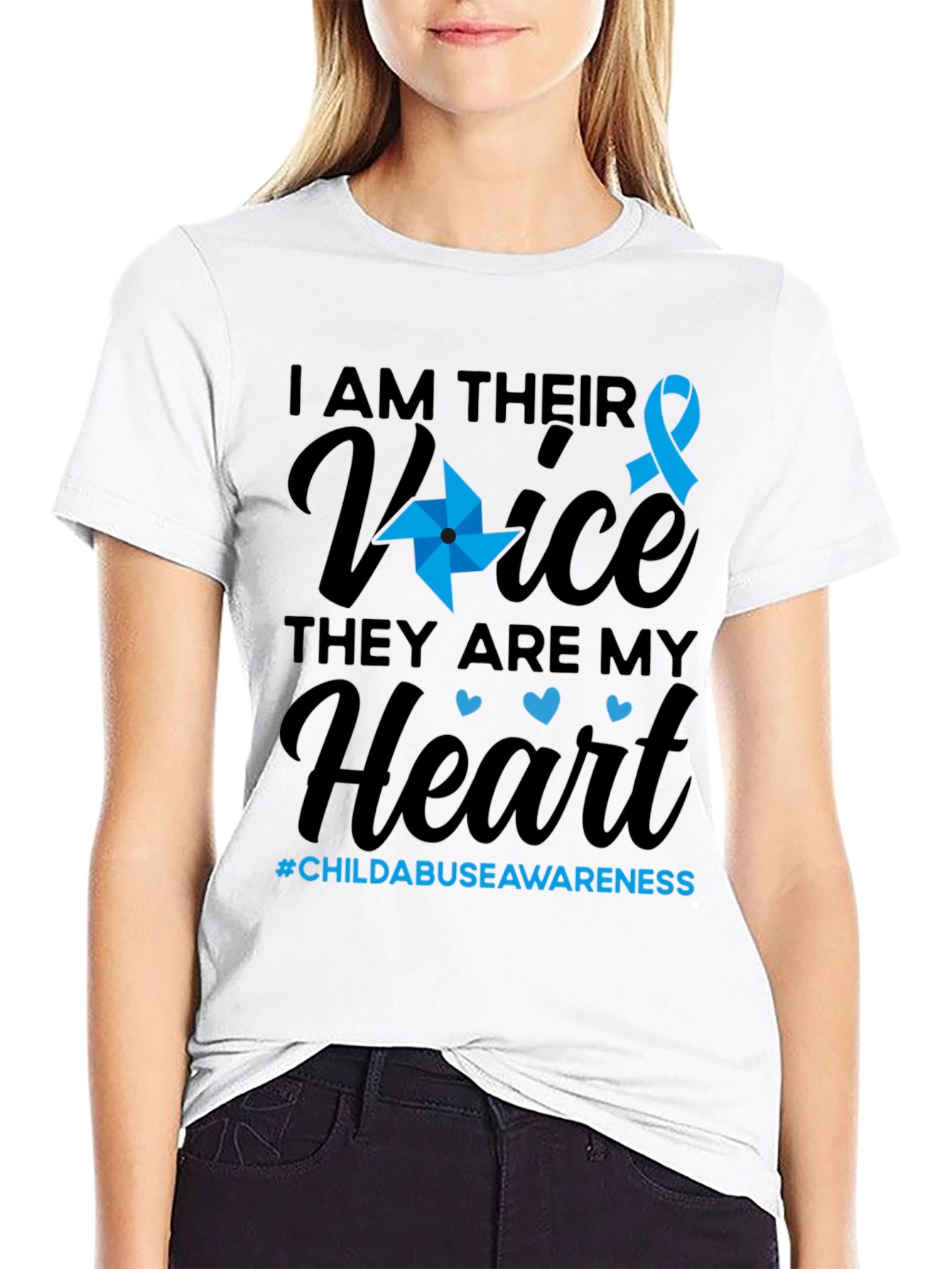 Child Abuse Awareness T-Shirt - They Are My Heart