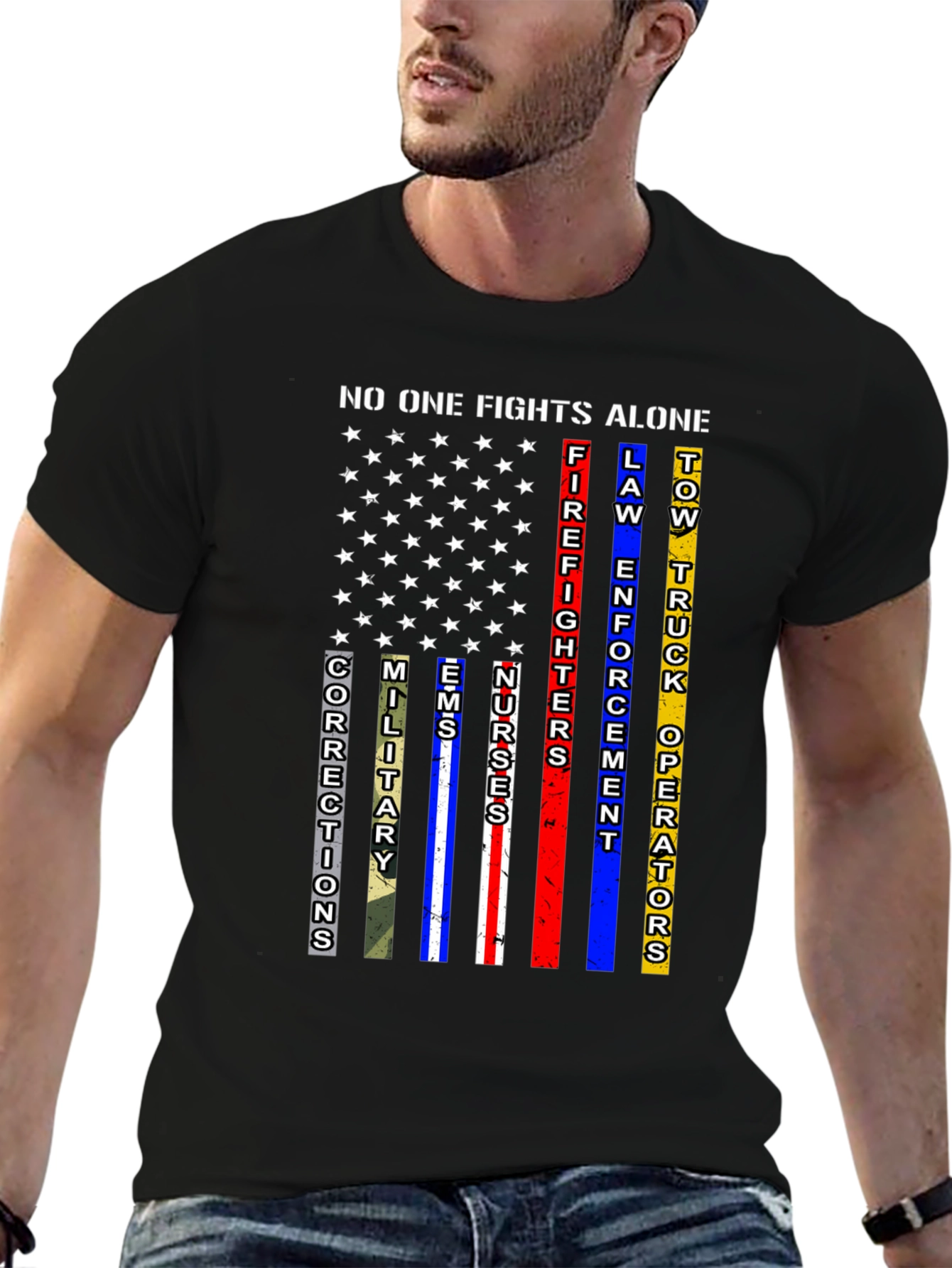 No One Fights Alone Support T-Shirt