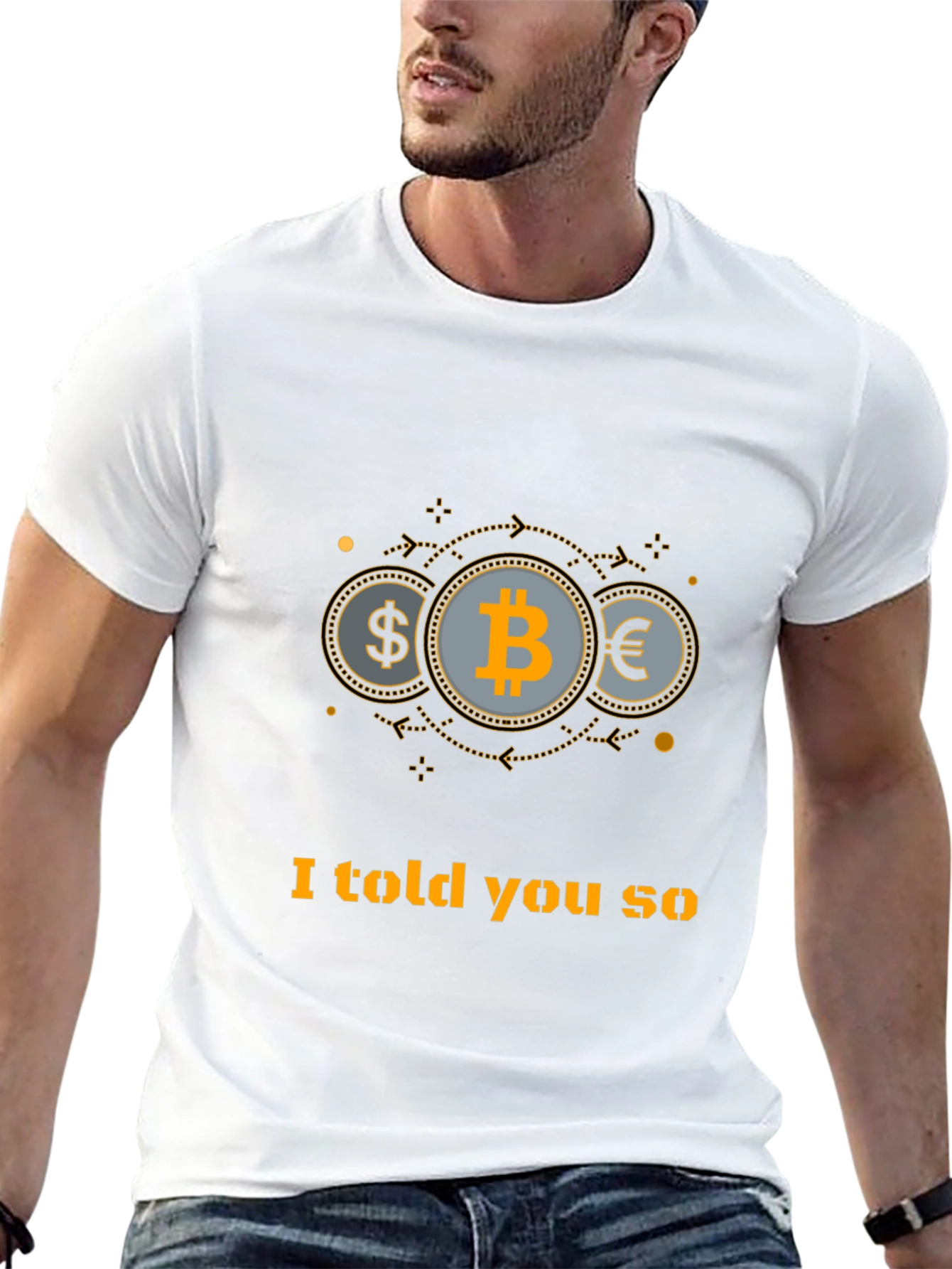Bitcoin Told You So Black T-Shirt