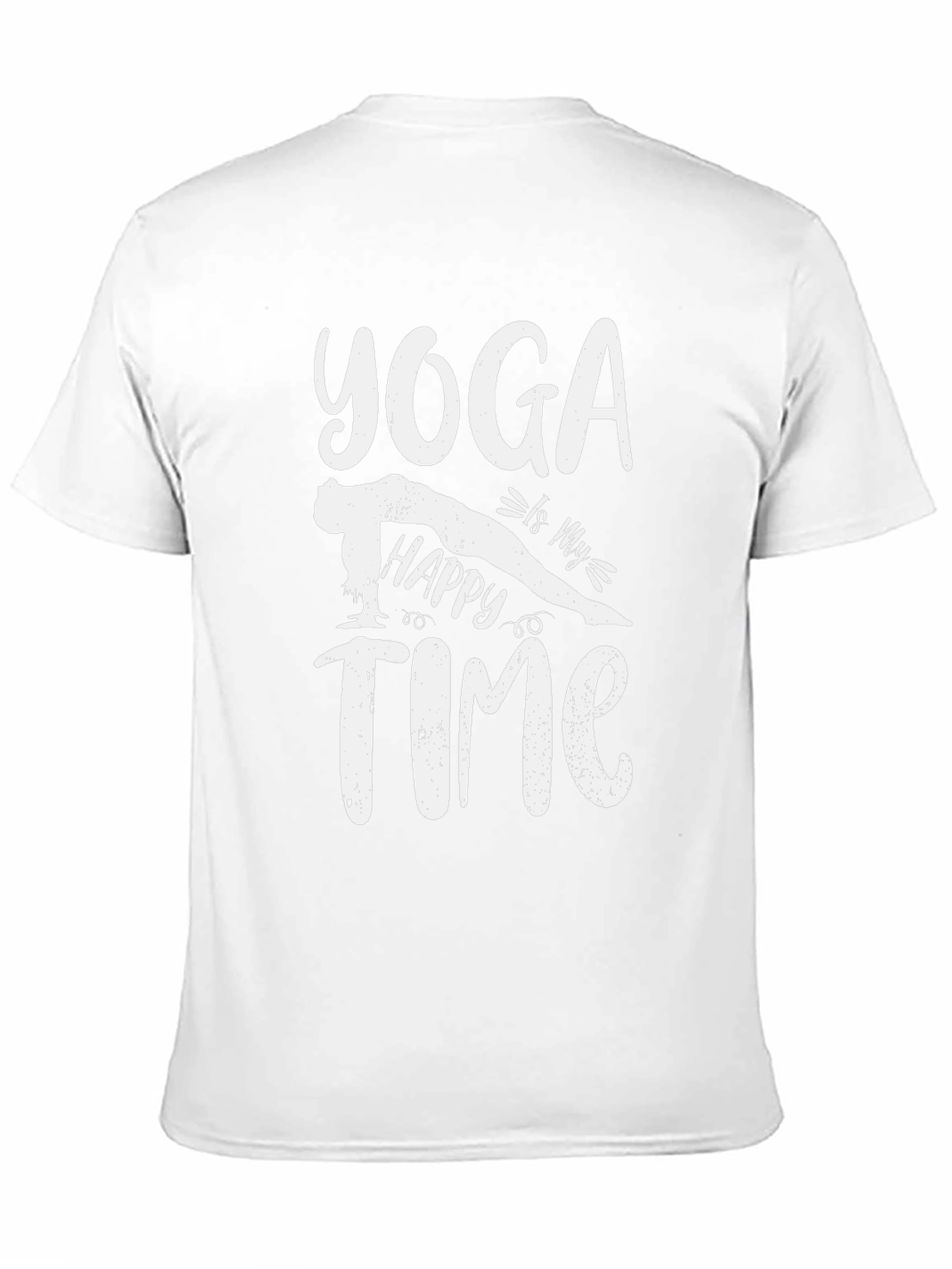 Yoga Is My Happy Time T-Shirt Black