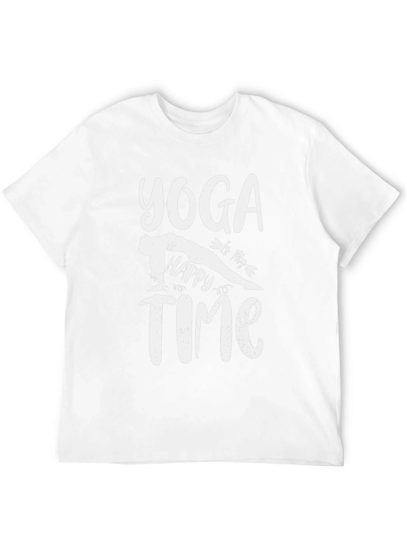 Yoga Is My Happy Time T-Shirt Black