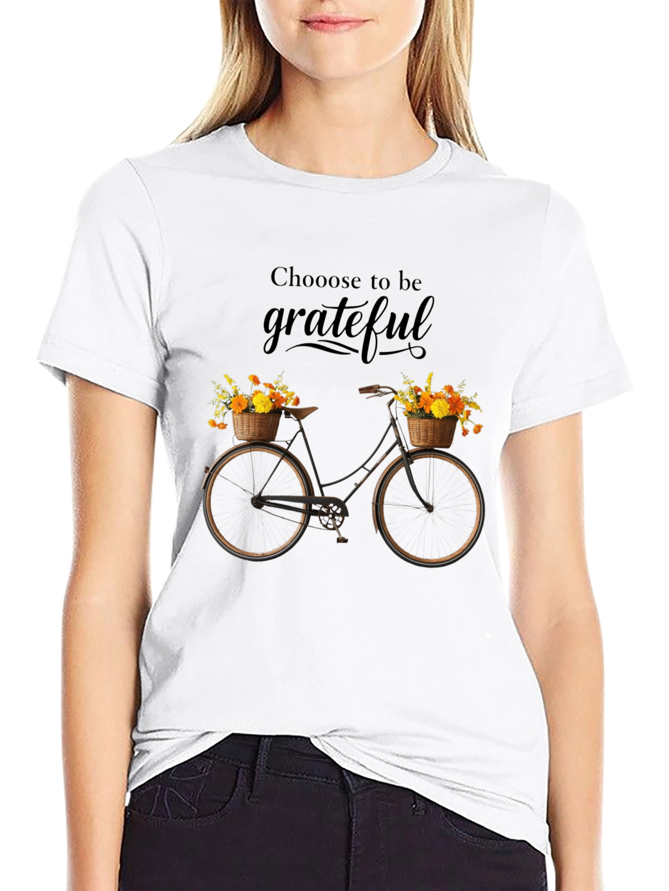 Grateful Bicycle T-Shirt - Classic Style