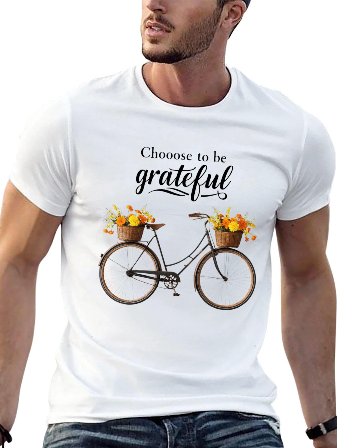 Grateful Bicycle T-Shirt - Classic Style