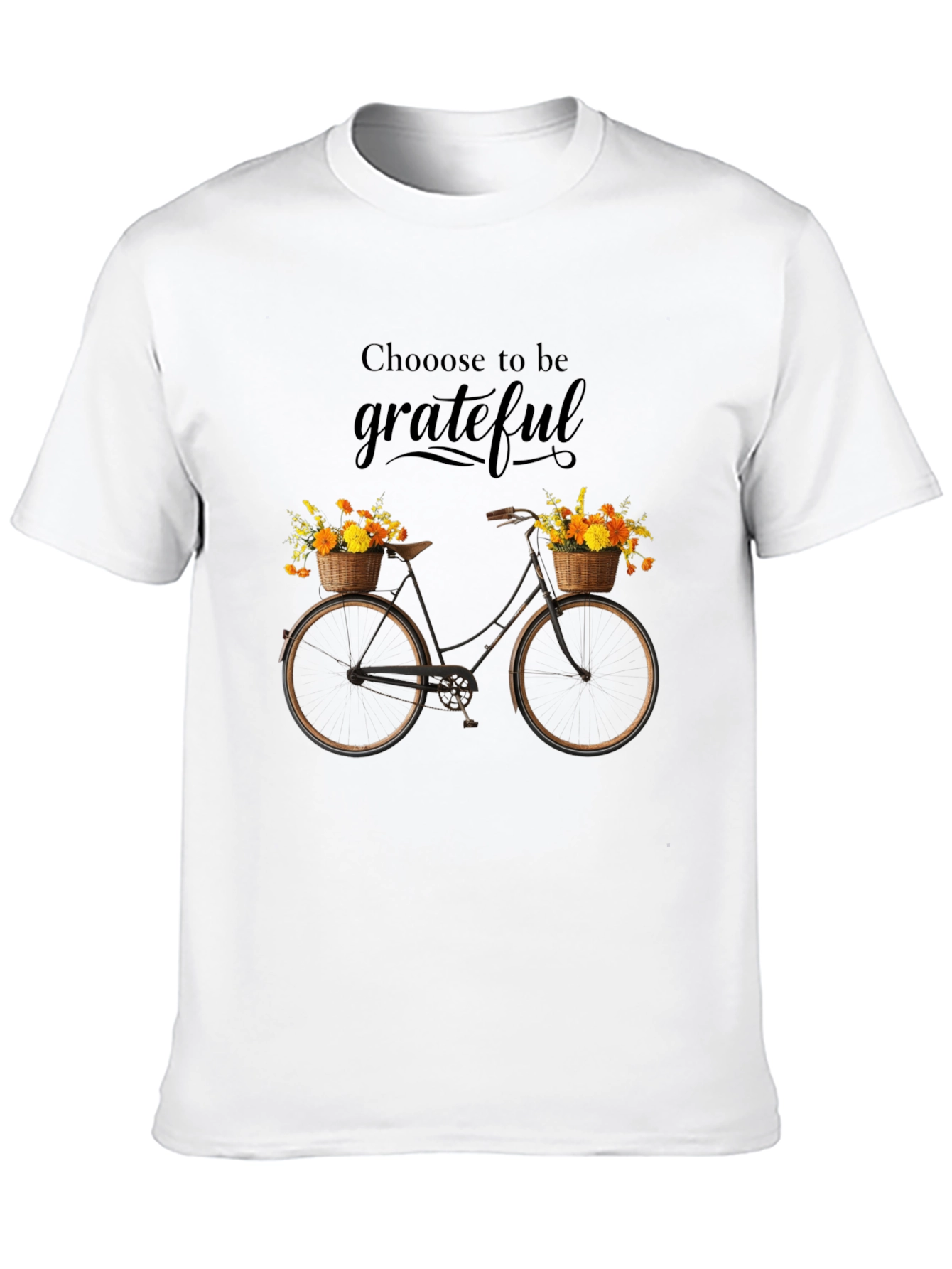 Grateful Bicycle T-Shirt - Classic Style